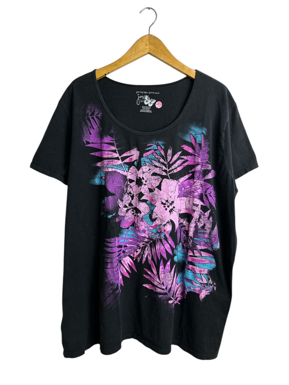 Japanese Brand BIG SIZE HANES BEAUTIFUL FLOWER SHORT SLEEVE IFSIX LGB STYLE Size US XXL / EU 58 / 5 - 1 Thumbnail