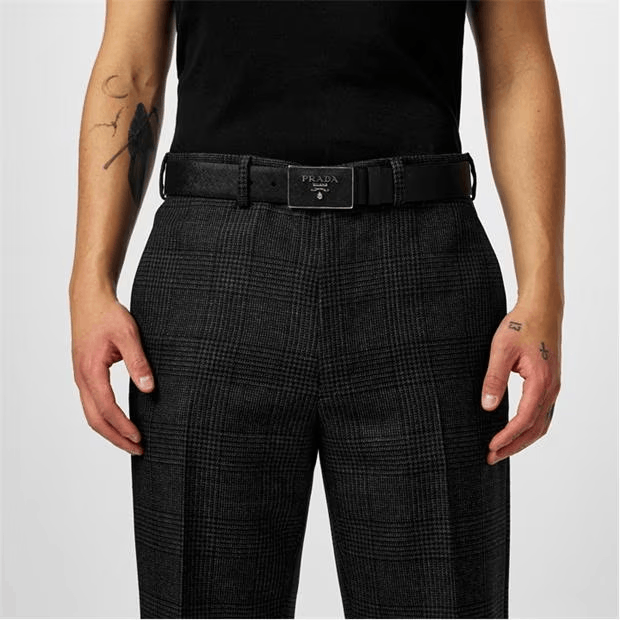 Saffiano Leather Belt