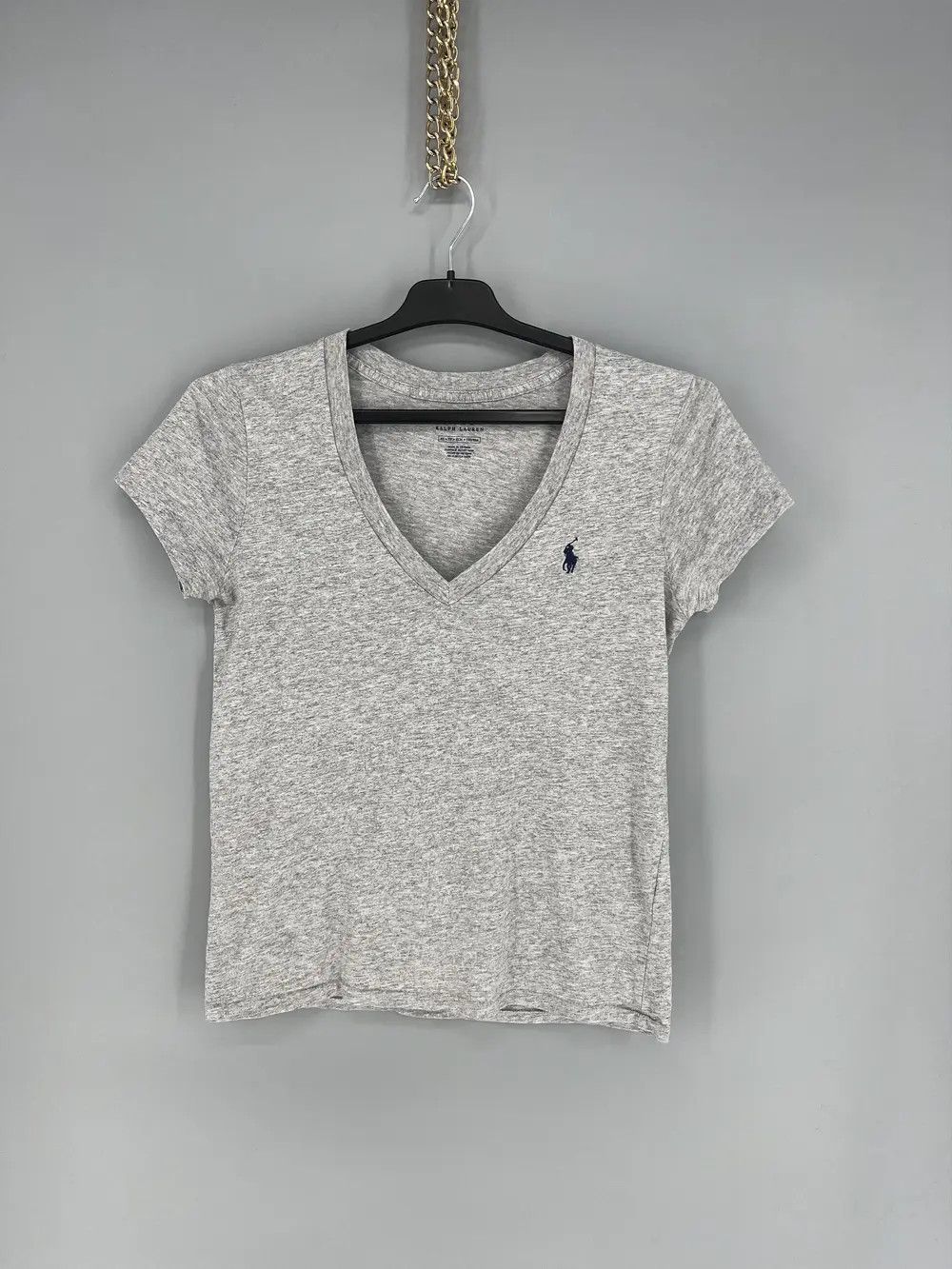 Polo Ralph Lauren Vintage Y2K Polo Ralph Lauren Luxury Polo V Neck T-shirt Size XS / US 0-2 / IT 36-38 - 1 Thumbnail