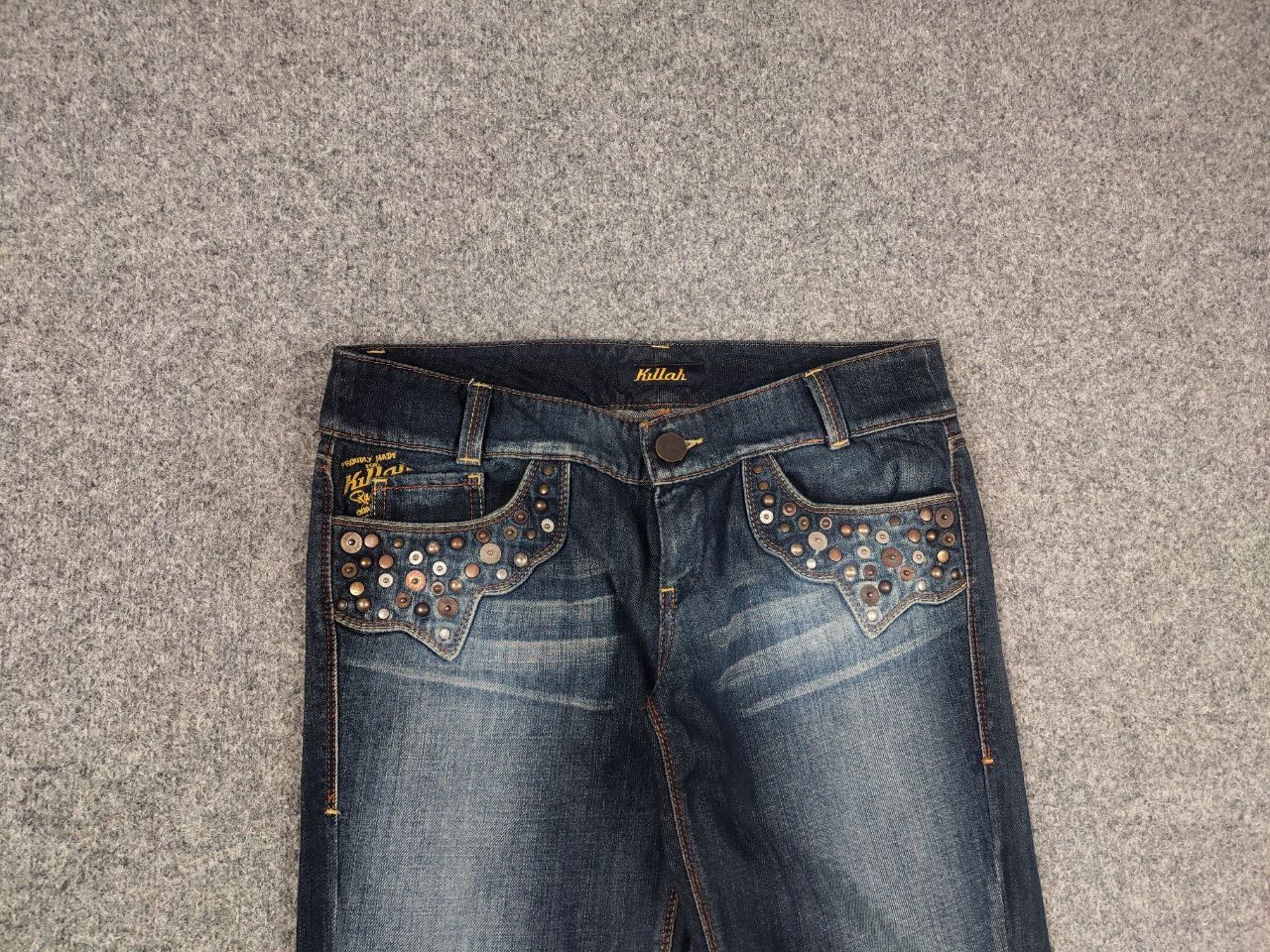 Miss Sixty Killah Miss Sixty Vintage Denim metal Low Rise Jeans LGB Y2K Size 30" / US 8 / IT 44 - 7 Thumbnail