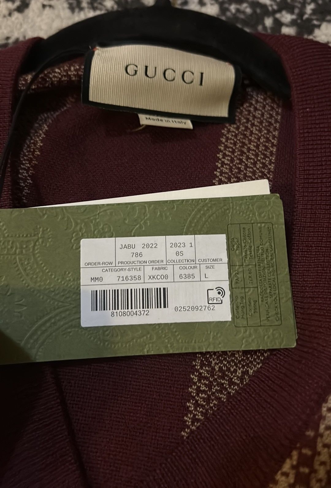 Gucci Gucci Horsebit Jacquard Knit Sweater size L Size L / US 10 / IT 46 - 4 Thumbnail