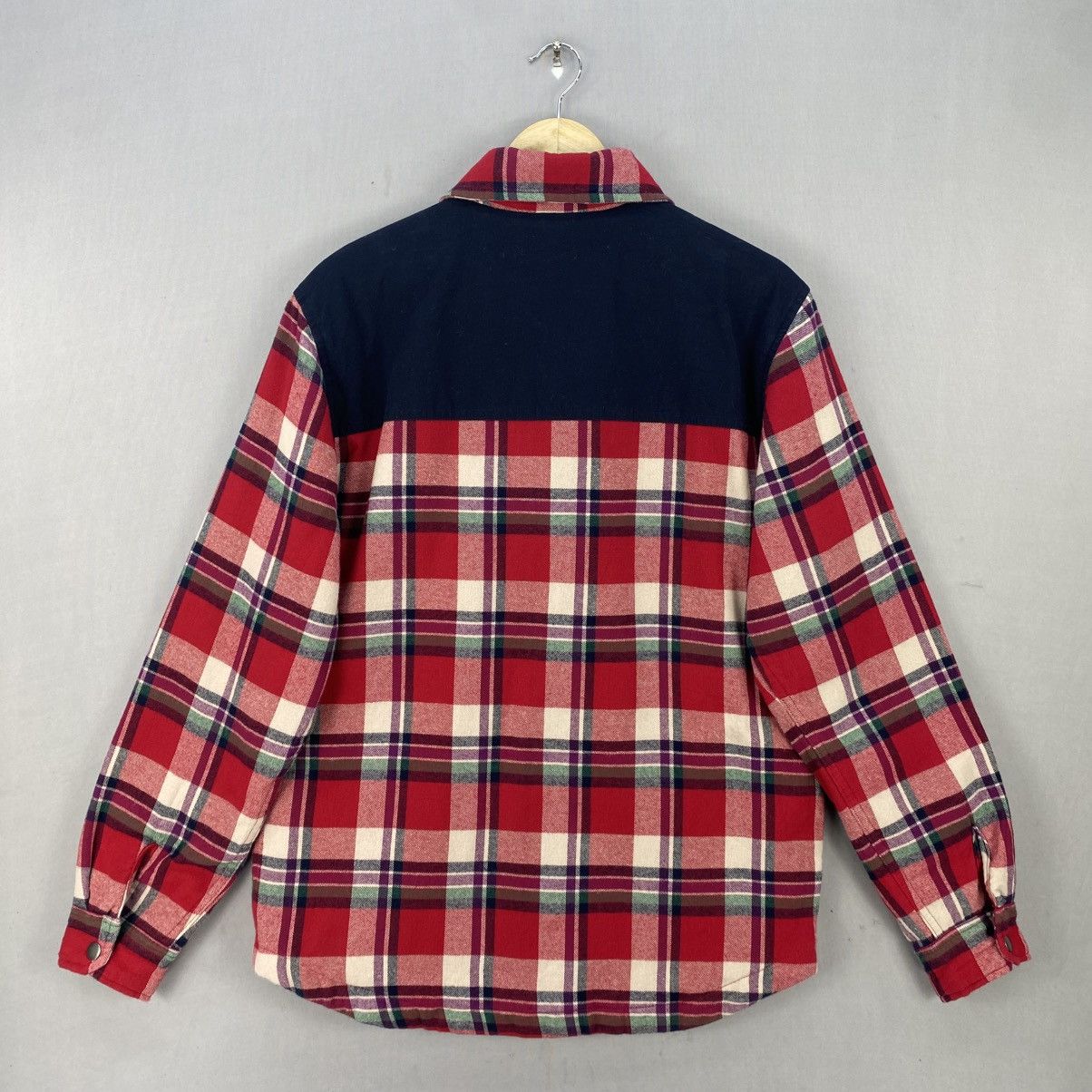 Flannel U.S Polo Assn Plaid-Check Flannel Light Jacket Size US L / EU 52-54 / 3 - 4 Thumbnail
