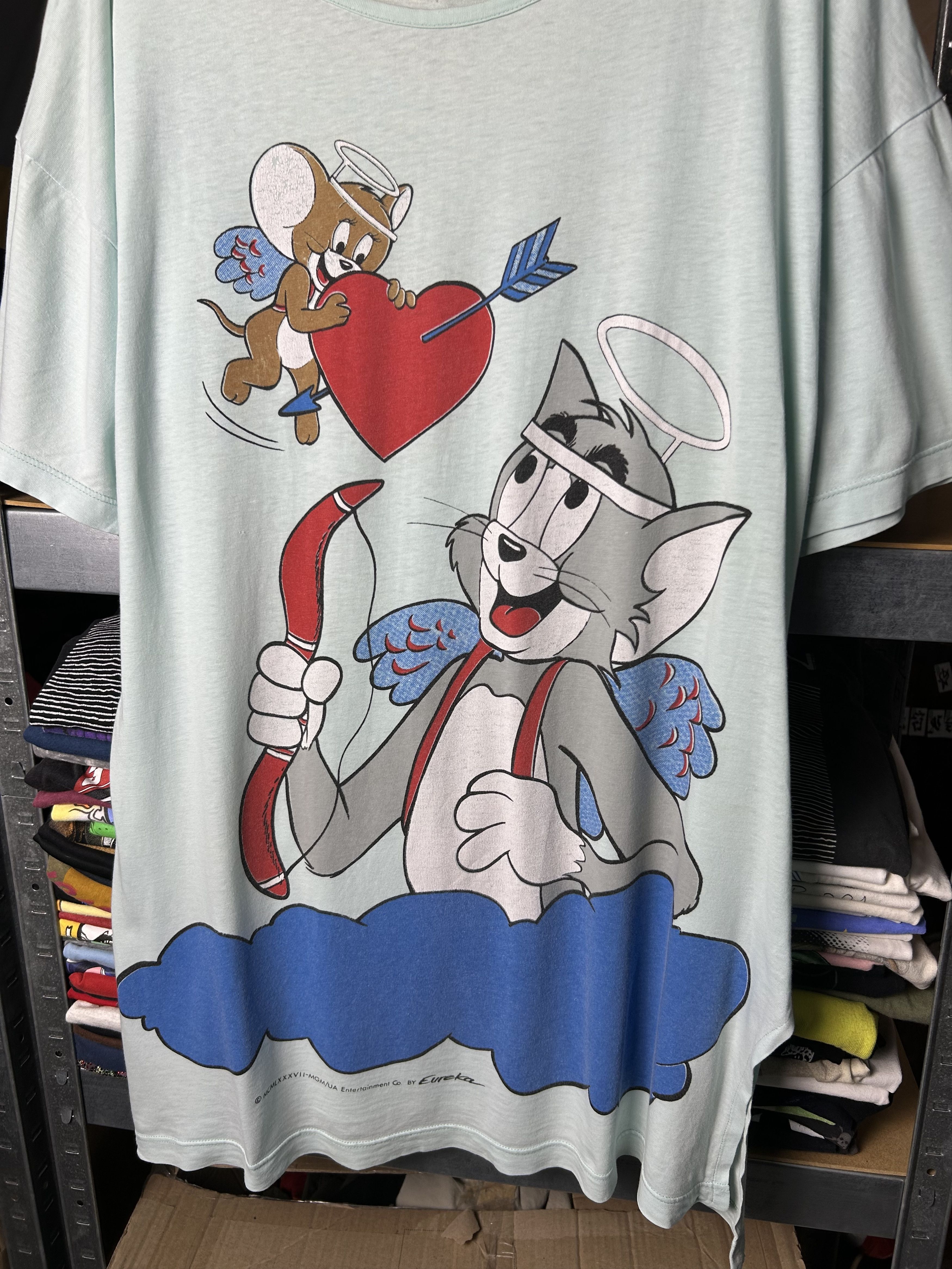 Cartoon Network Vintage 1987 Tom and Jerry Eureka Cartoon Movie T-shirt Size US XXL / EU 58 / 5 - 5 Thumbnail