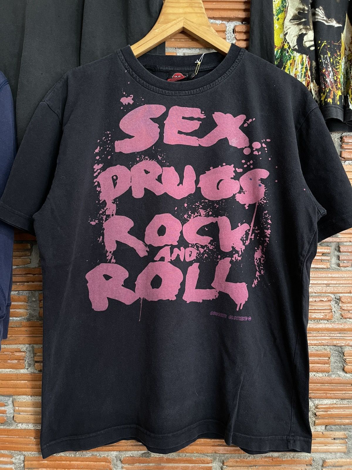 Other Y2K Obscene Clothing 18 Sex Drugs Rock and Roll T shirt L Size US L / EU 52-54 / 3 - 1 Thumbnail