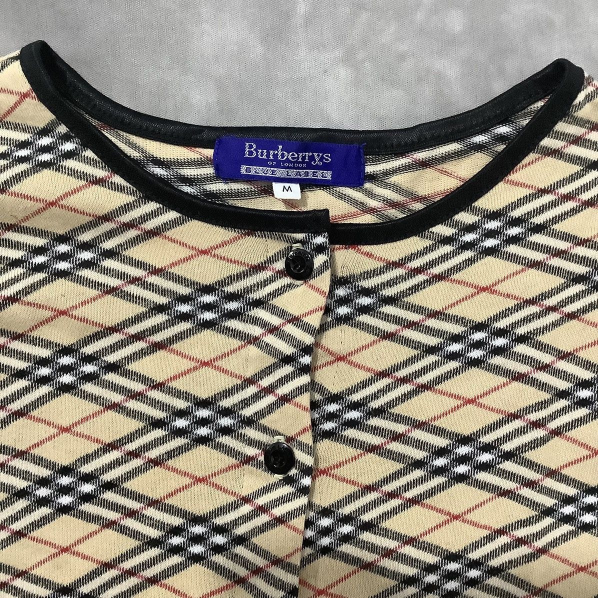 Burberry × Designer Burberry Nova Check Long Slevee Vintage Style Size M / US 6-8 / IT 42-44 - 2 Thumbnail