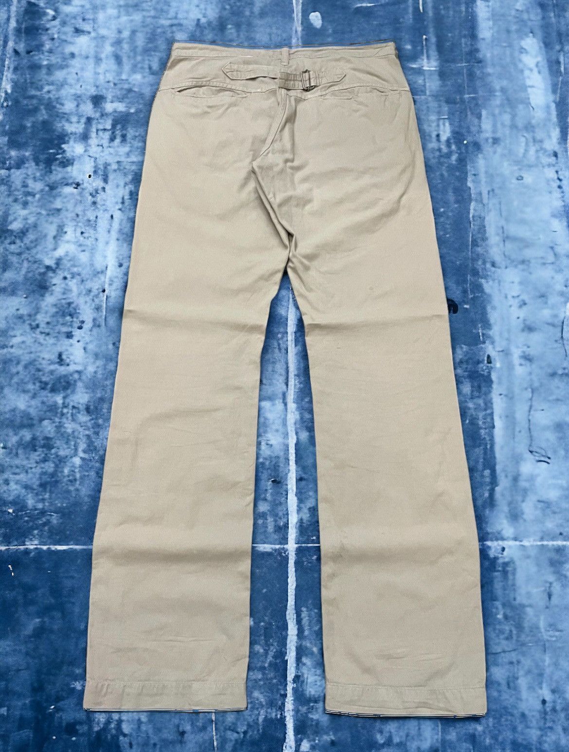 Margaret Howell × Vintage Margaret Howell London 50s Reissue Army Buckle Belt Pants Size US 30 / EU 46 - 1 Thumbnail