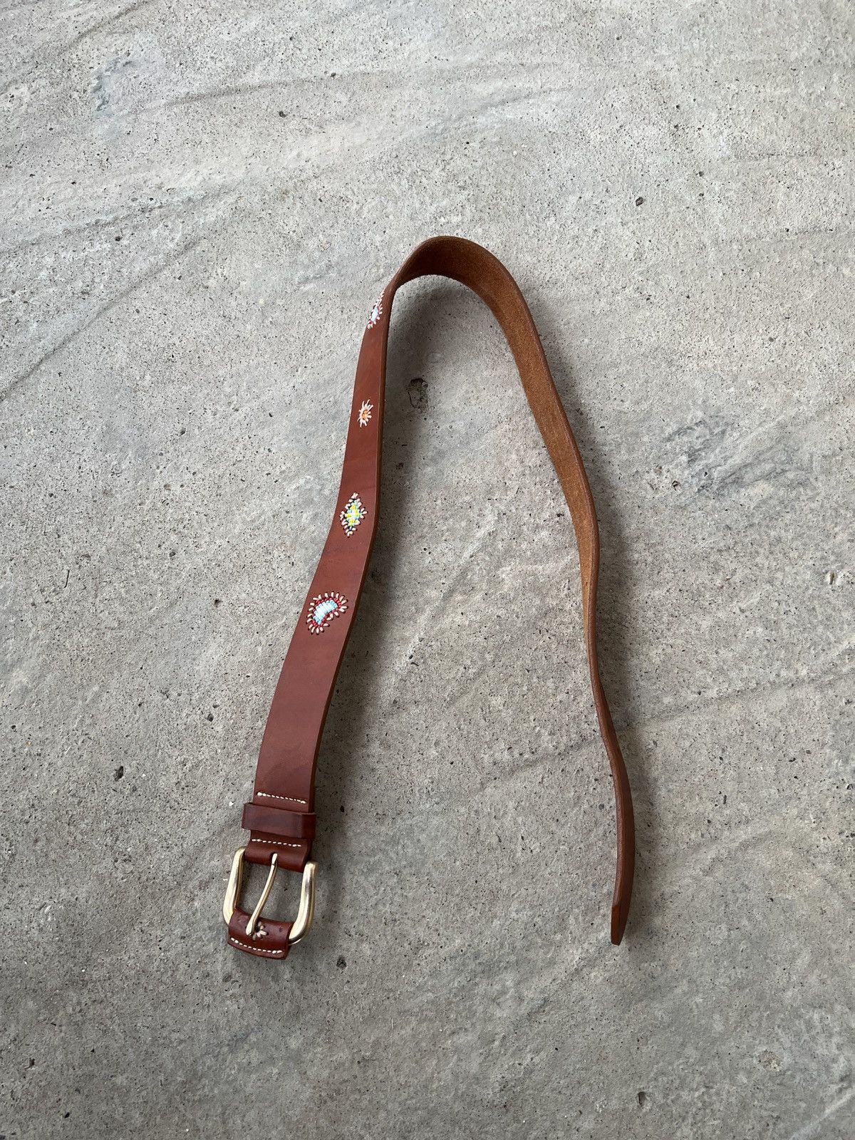 Gap GAP Leather Belt Size 30 Size ONE SIZE - 3 Thumbnail
