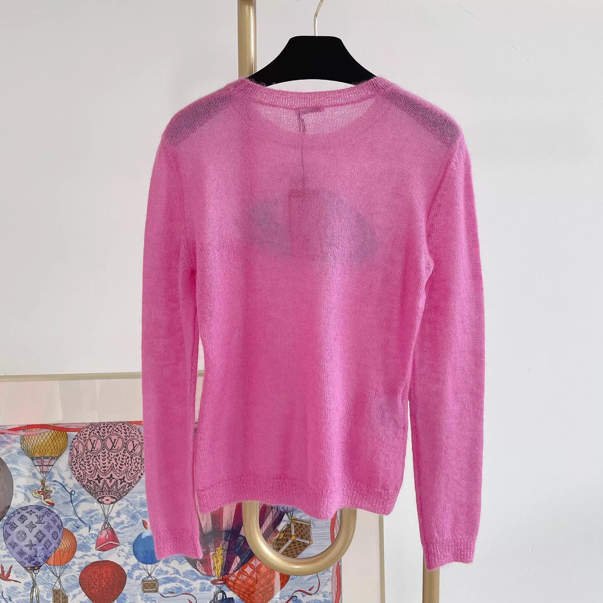 Miu Miu MIU MIU purple-pink mohair top size 40 Size S / US 4 / IT 40 - 2 Thumbnail