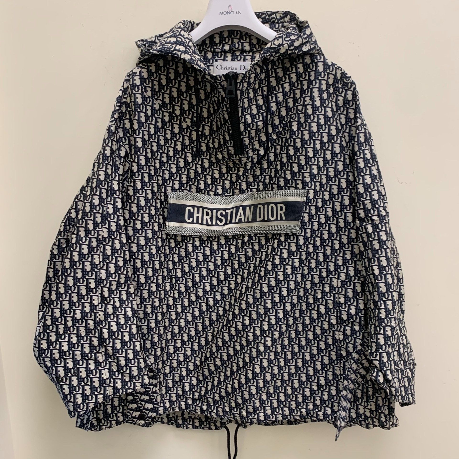 Dior Dior Oblique Blue Logo Hooded Sweatshirt Size US XS / EU 42 / 0 - 1 Thumbnail