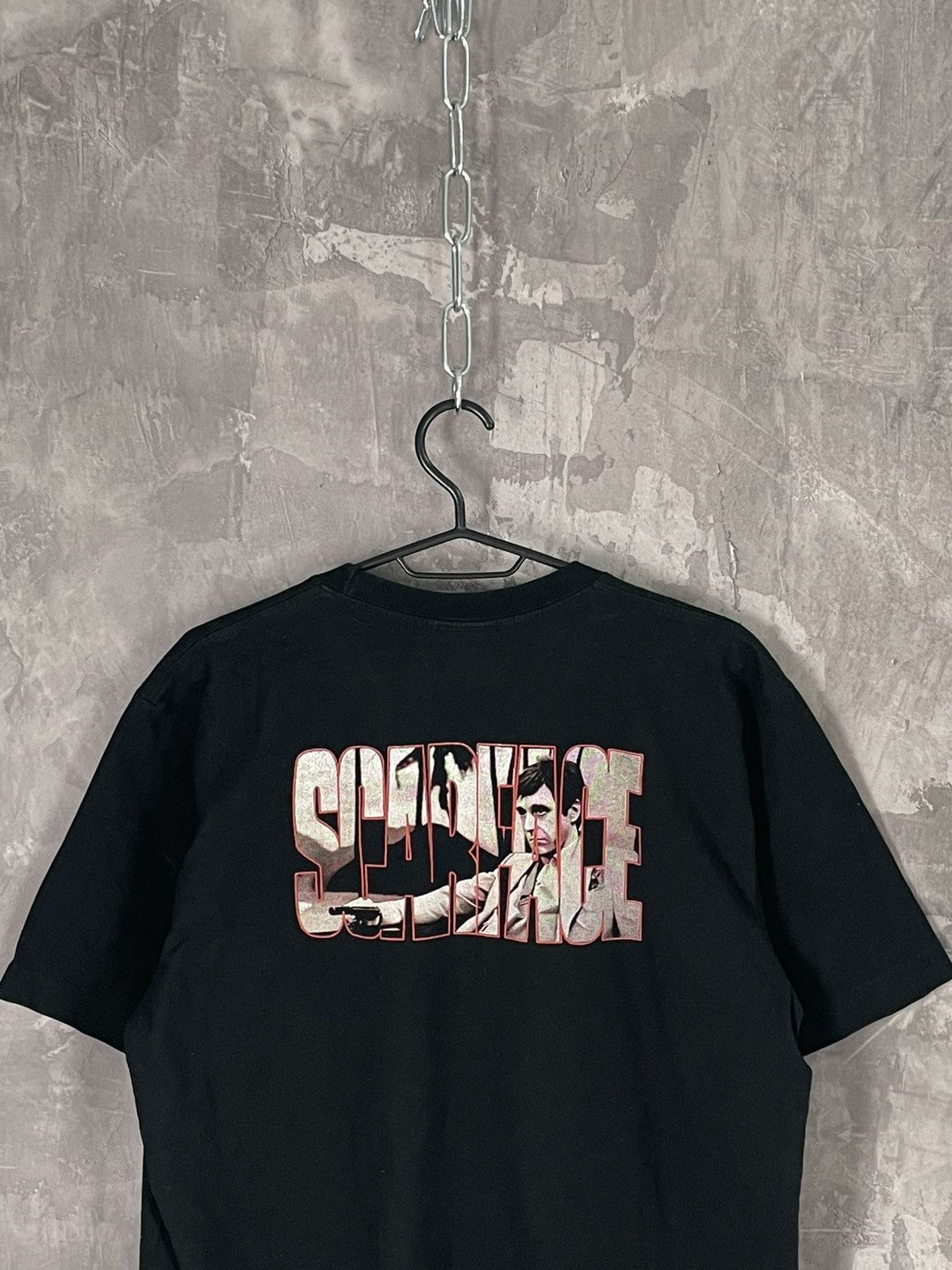 Vintage Vintage Scarface t shirt like Godfather Soprano's Size US L / EU 52-54 / 3 - 9 Thumbnail