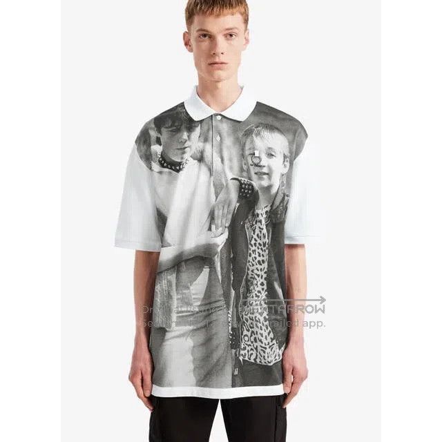 Raf Simons Raf Simons Co-branded polo shirt, short sleeves Size US S / EU 44-46 / 1 - 1 Thumbnail
