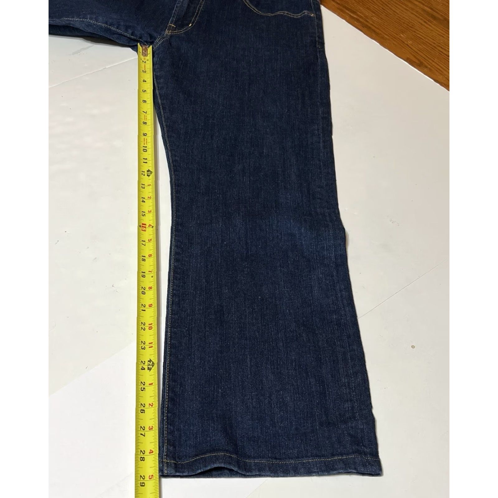 Vintage AG Adriano Goldschmied The Protege Mens Jeans Straight Leg 38x29 Blue Size US 38 / EU 54 - 5 Thumbnail