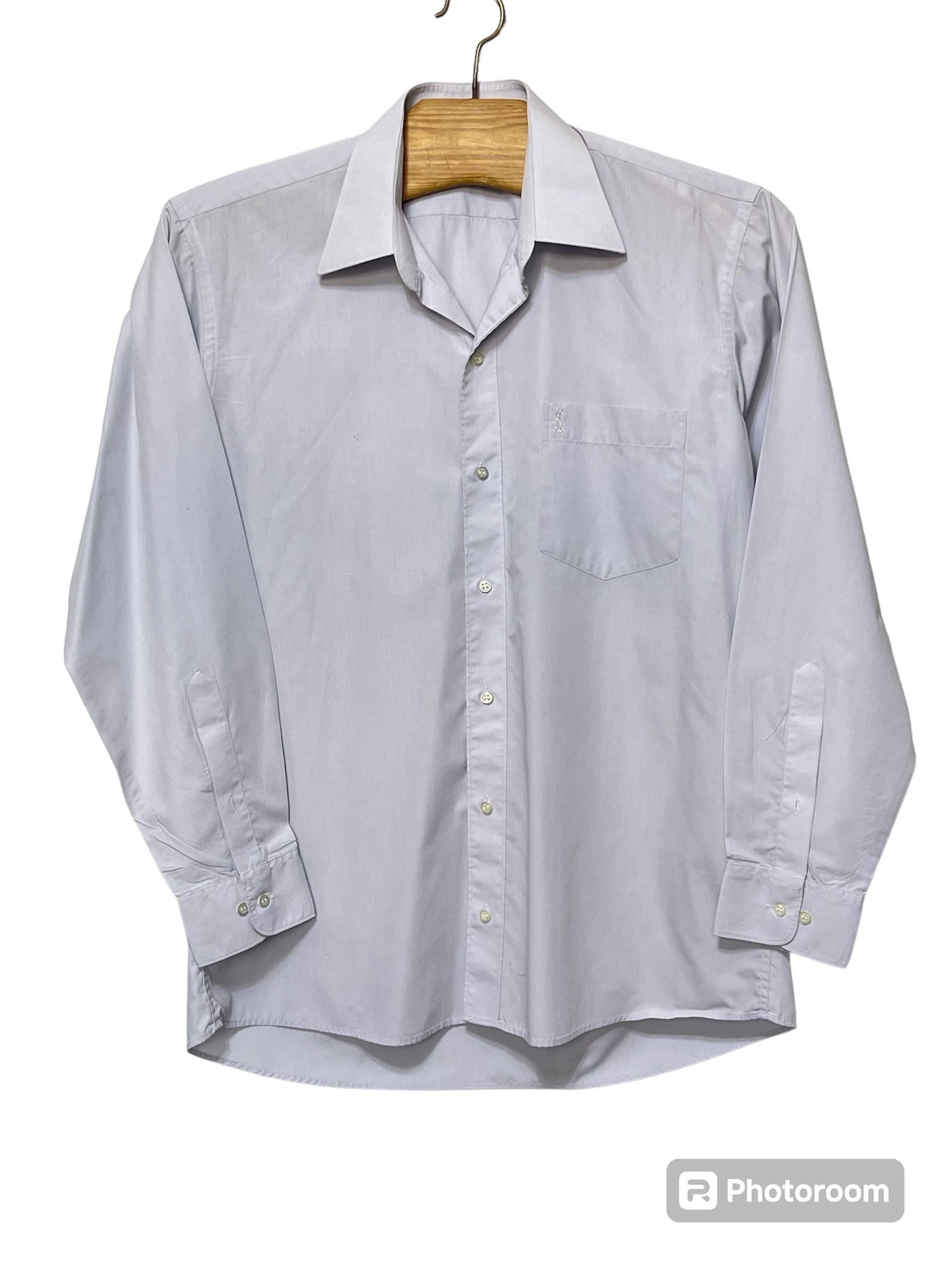 Yves Saint Laurent 🔥 Shirt vintage YSL yves Saint Laurent size L cotton Size US L / EU 52-54 / 3 - 1 Thumbnail