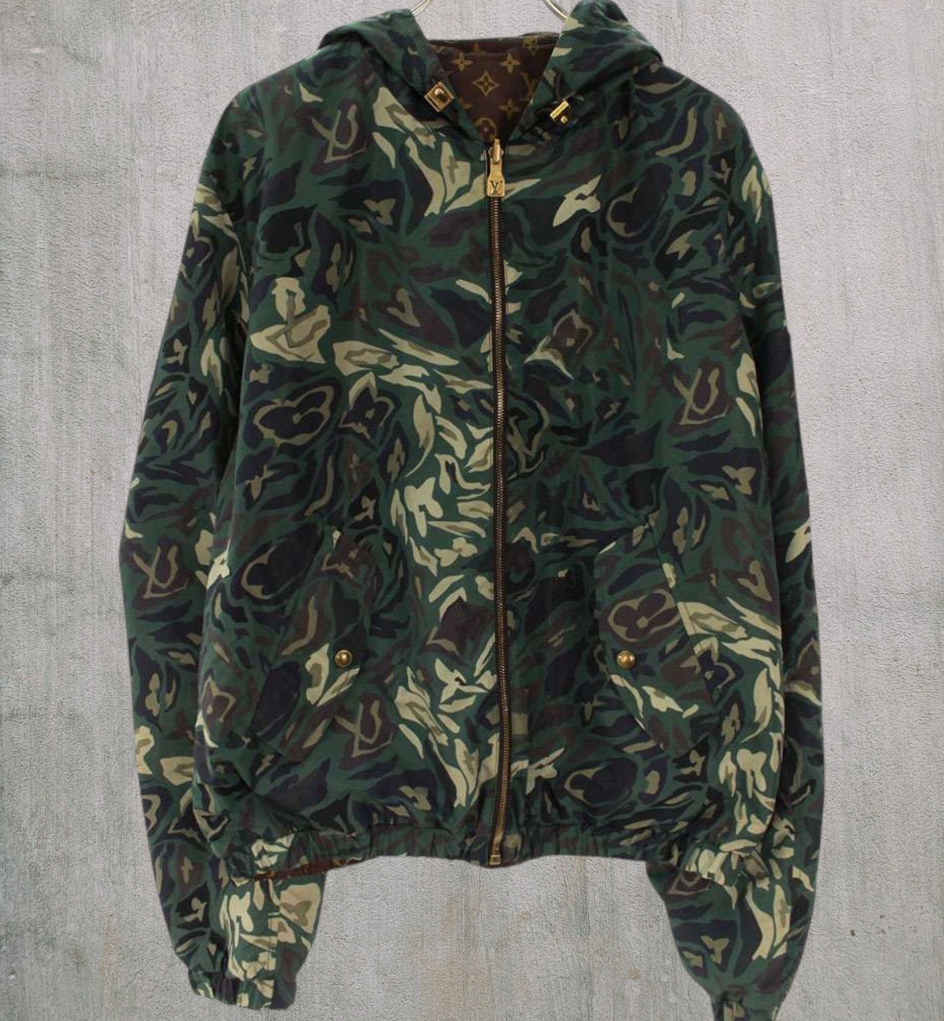 Louis Vuitton Louis Vuitton LV Monogram Reversible Сamouflage Windbreaker Size US L / EU 52-54 / 3 - 1 Thumbnail