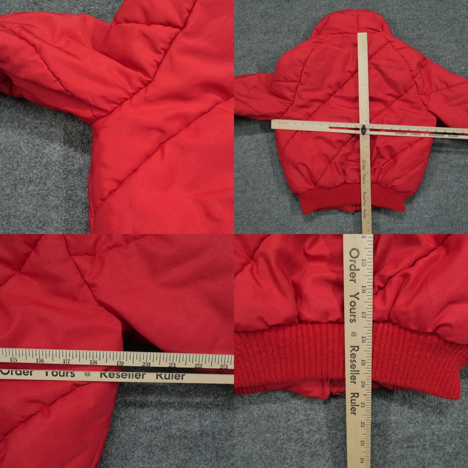 Vintage VINTAGE Serac Jacket Womens 10 Red Puffer Quilted Cropped 80s Windbreaker Short Zip Regular Size 10 Womens Red 80s Jacket Size L / US 10 / IT 46 - 9 Thumbnail