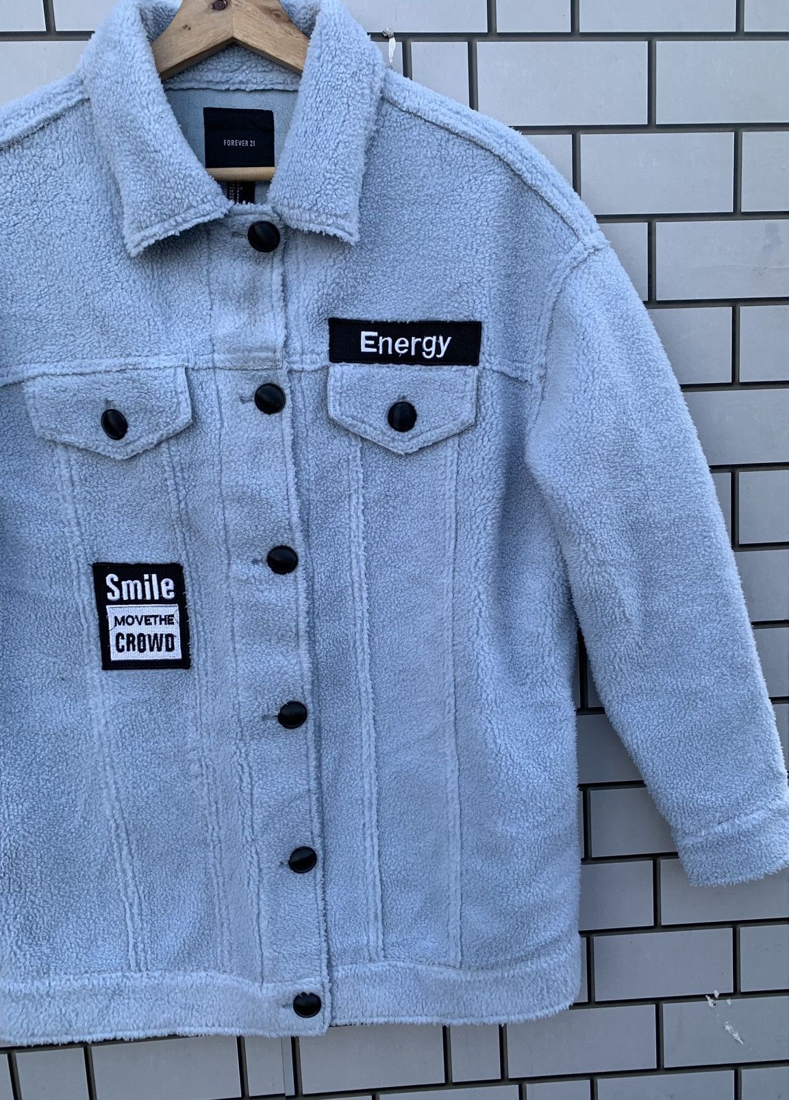 Forever 21 × Japanese Brand Forever 21 Big Logo Don’t Look Back Jacket Size S / US 4 / IT 40 - 9 Thumbnail