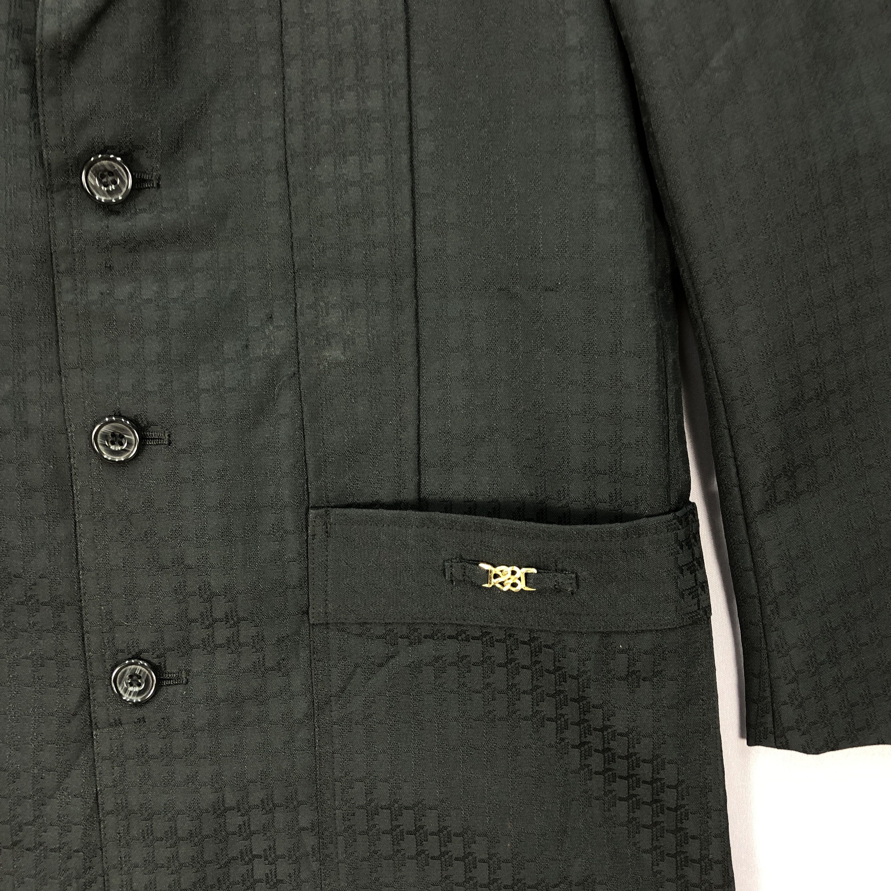 Japanese Brand × Vintage Vintage V5 Japanese Brand Coat Houndstooth Jacket Size US M / EU 48-50 / 2 - 5 Thumbnail