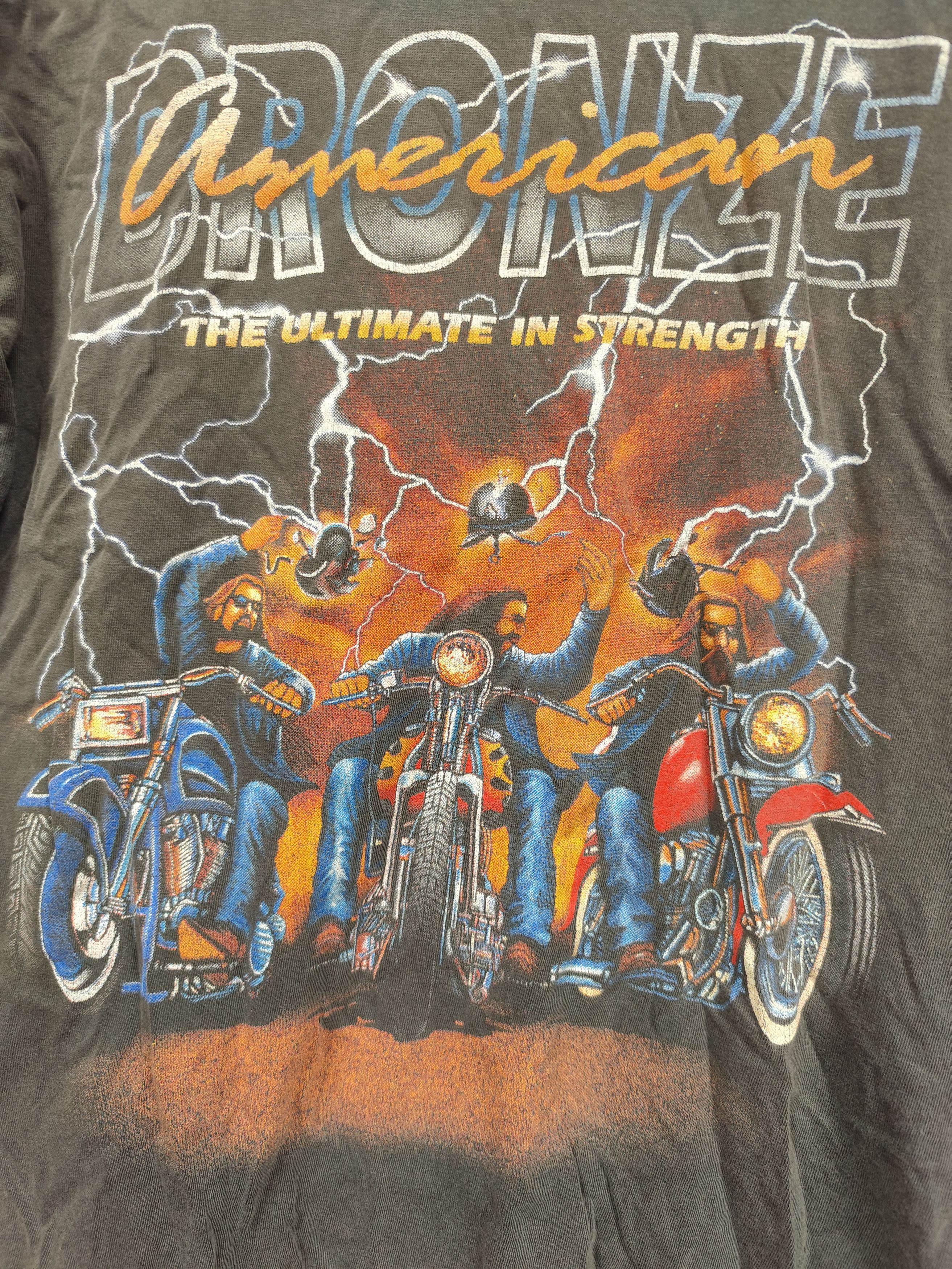 Vintage Vintage bootleg bronze american distressed tee Size US S / EU 44-46 / 1 - 3 Thumbnail