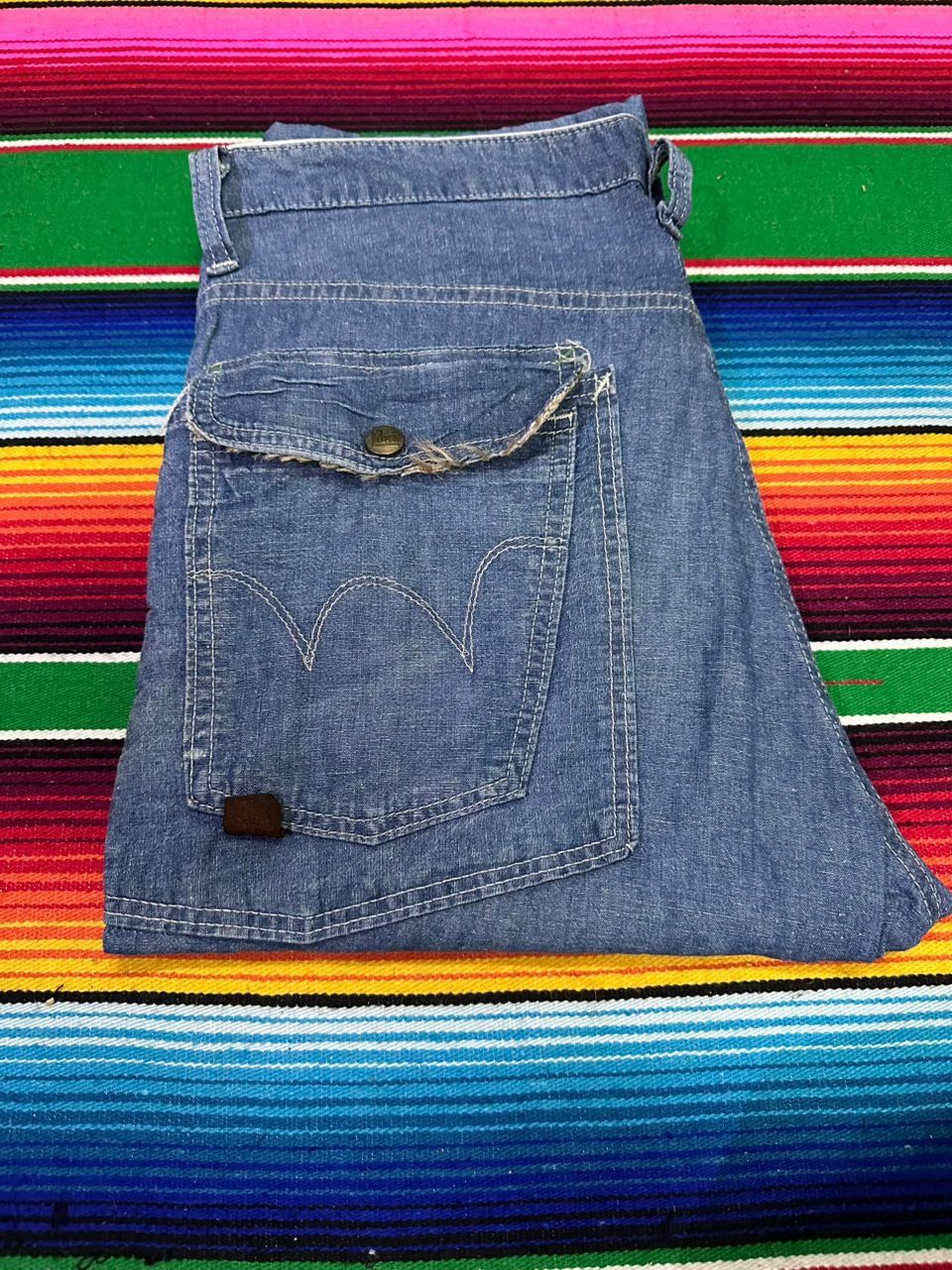 Edwin × If Six Was Nine × Japanese Brand 💥Edwin Japan💥 Edwin Dungaree Comfortable Clothing💥 Size US 32 / EU 48 - 11 Thumbnail