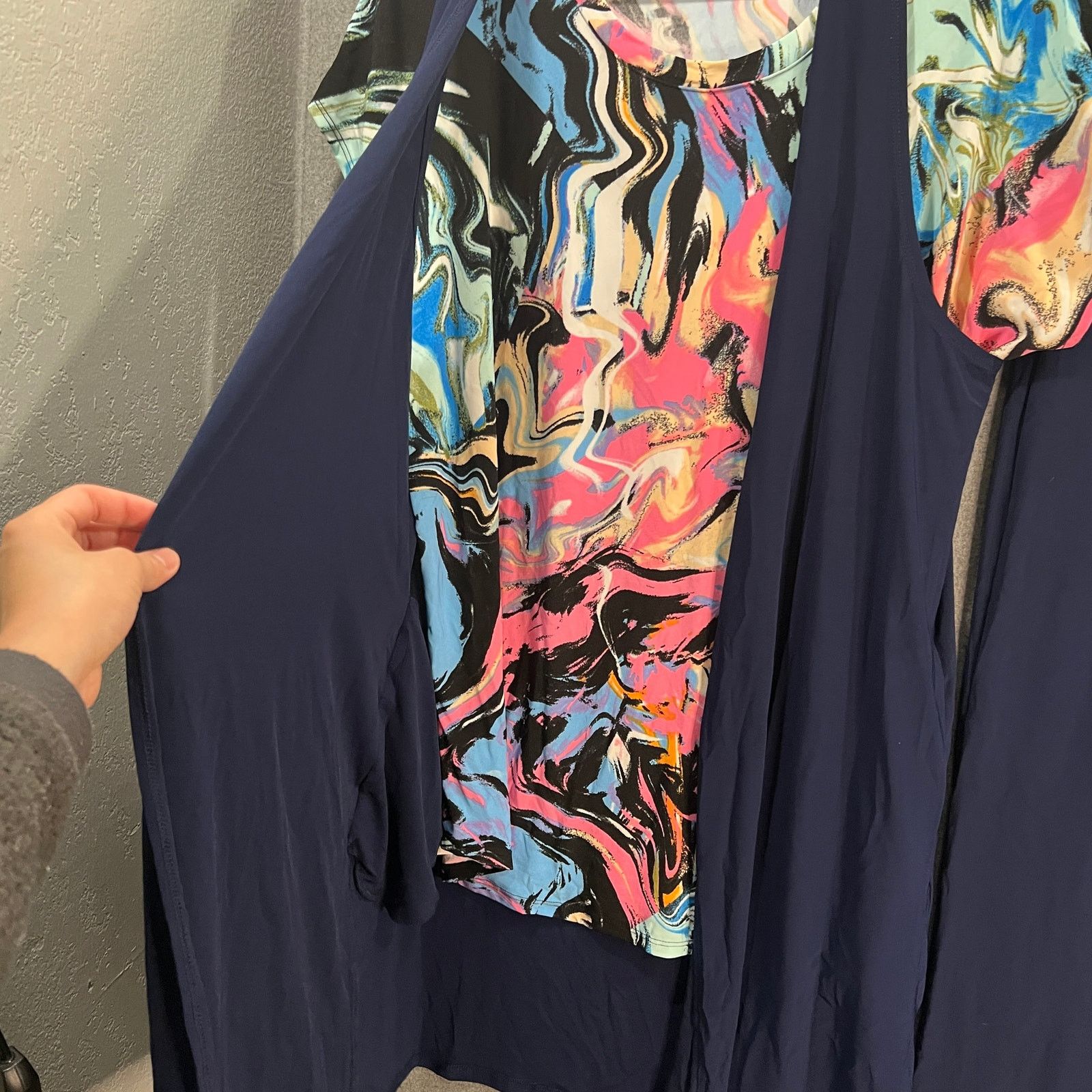 Other Attitudes by Renee Tall Global Illusion 3 Piece Set Navy Size M / US 6-8 / IT 42-44 - 11 Thumbnail