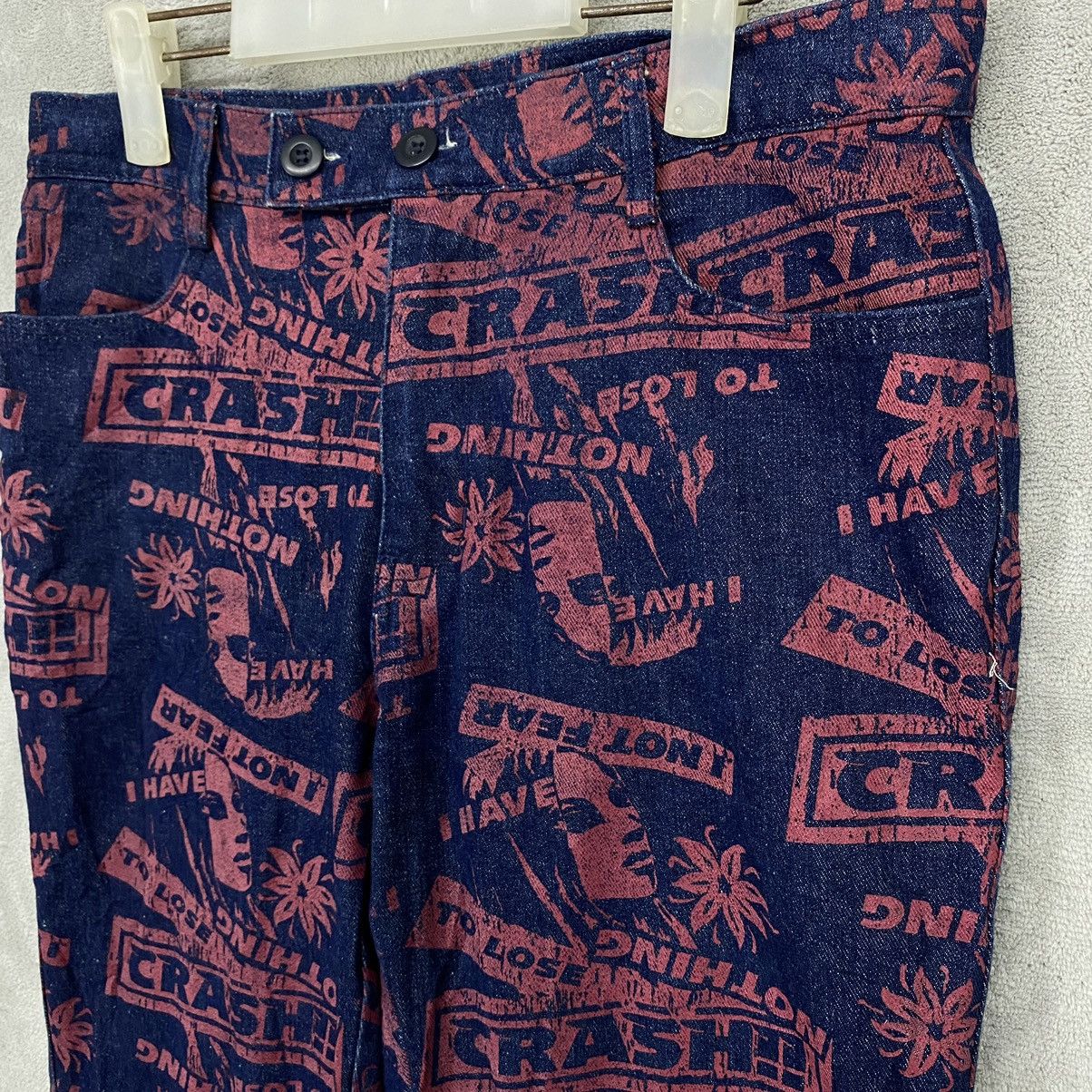 Hysteric Glamour FLARE JEANS RIMSBY FIELD FULL PRINT Size US 31 - 3 Thumbnail