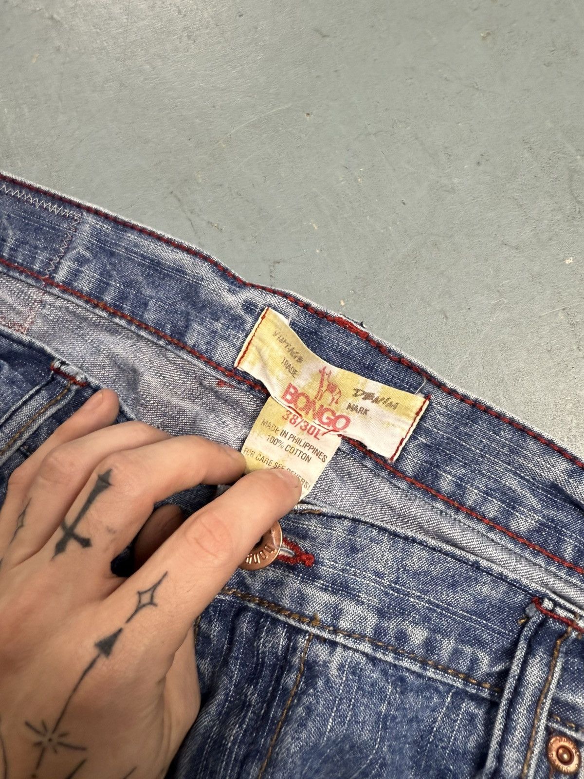 Vintage Bongo vintage skate jeans relaxed fit y2k 2000s made denim Size US 38 / EU 54 - 7 Thumbnail