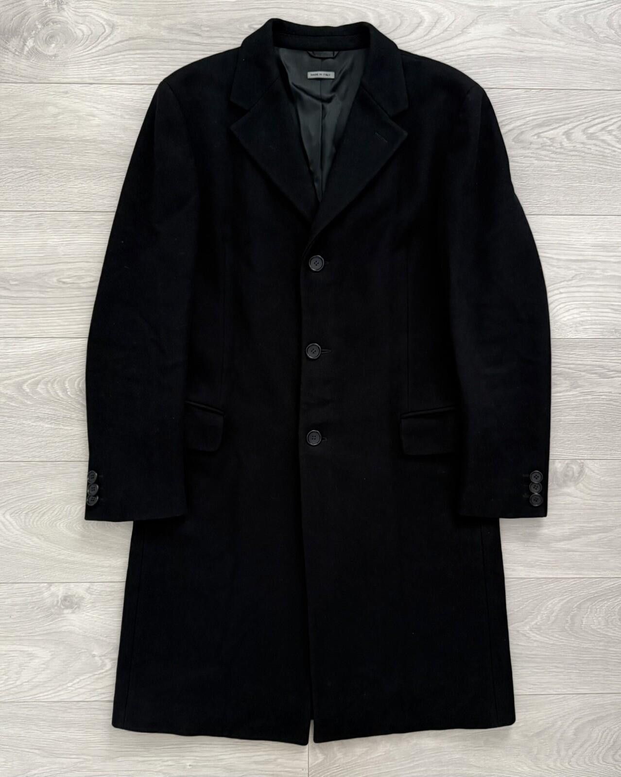 Armani Hilton by Armani Wool Cashmere Black Coat Size Large Size US L / EU 52-54 / 3 - 4 Thumbnail