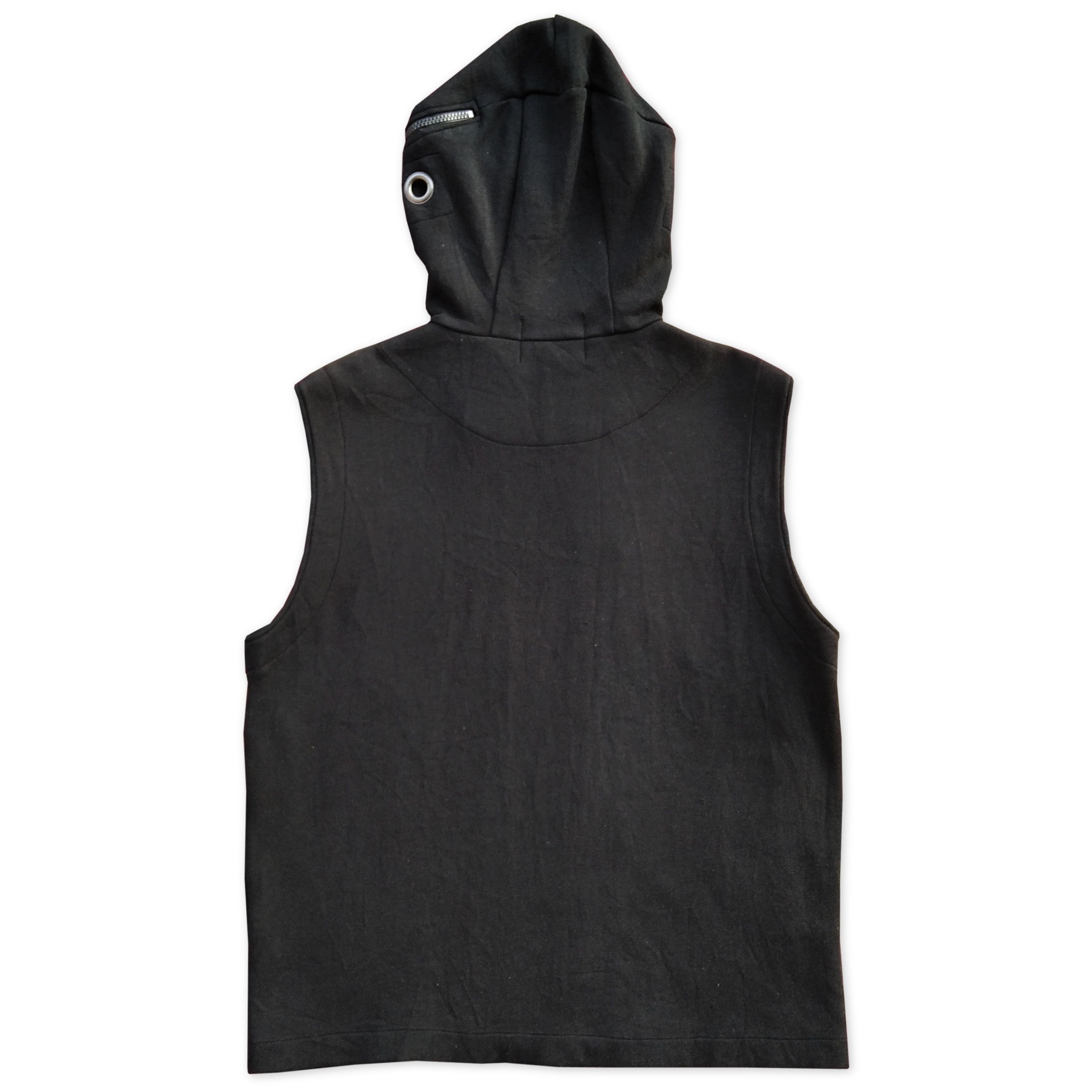 20471120 Vintage Y2K 291295=HOMME Zip Hoodie Vest Sleeveless Size US M / EU 48-50 / 2 - 4 Thumbnail