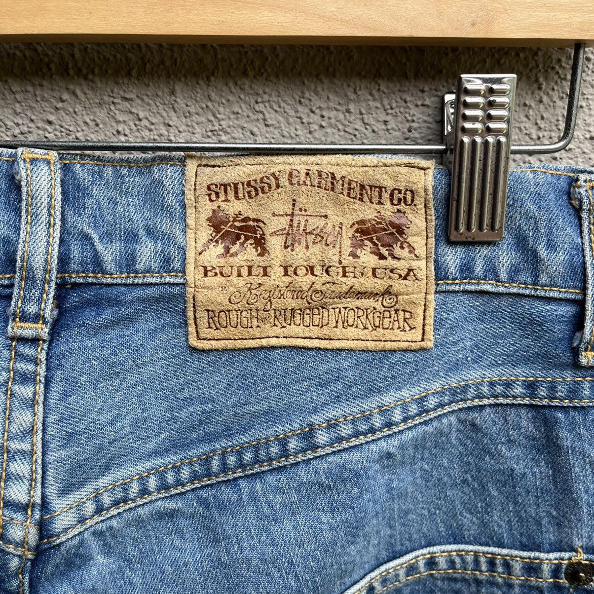 Stussy Vintage 90s STUSSY usa jeans denim Size US 31 - 4 Thumbnail