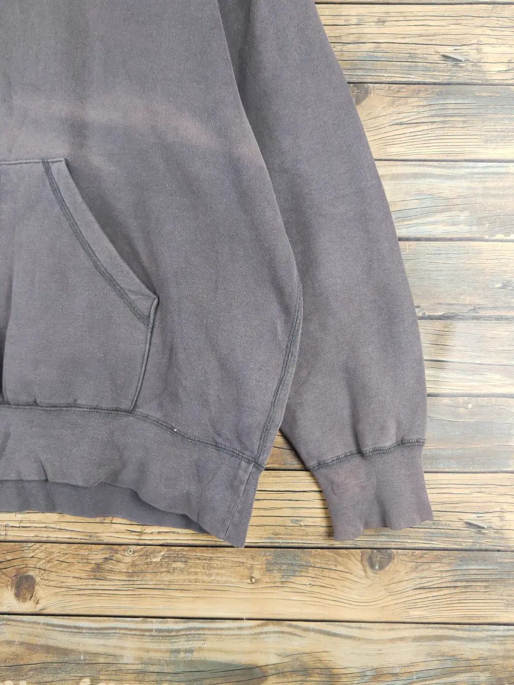 Vintage Da Hui Dark Gray Faded Hoodie Sweatshirts #W1454 Size US L / EU 52-54 / 3 - 7 Thumbnail