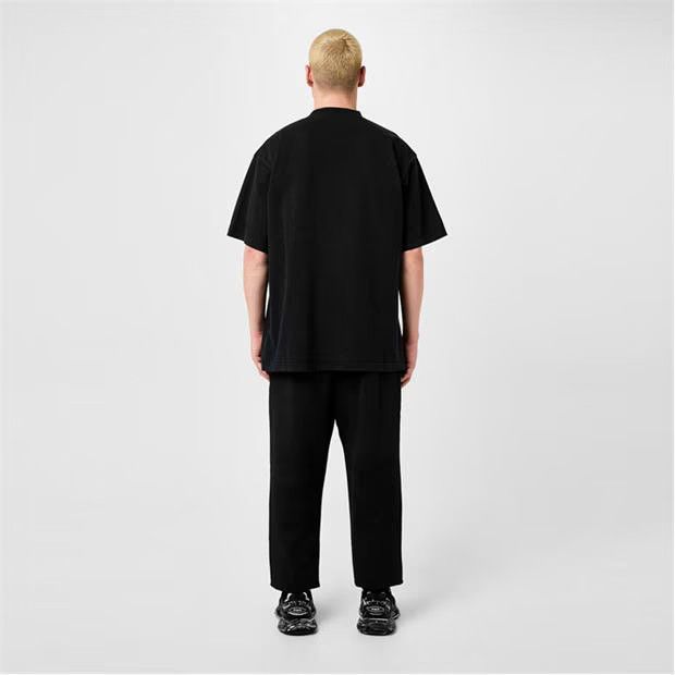 Balenciaga o1g2r1mq0324 Logo T-Shirt in Black & White Size US M / EU 48-50 / 2 - 5 Thumbnail