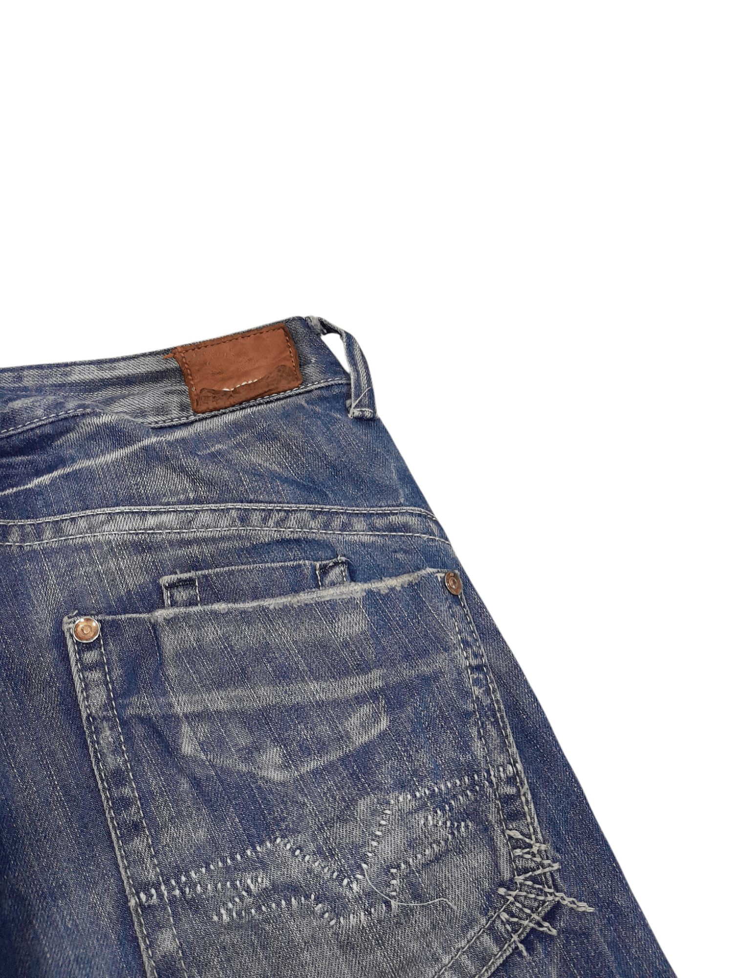 Designer Drive Denim Super Flare (F413) Waist 27 Size US 27 - 3 Thumbnail