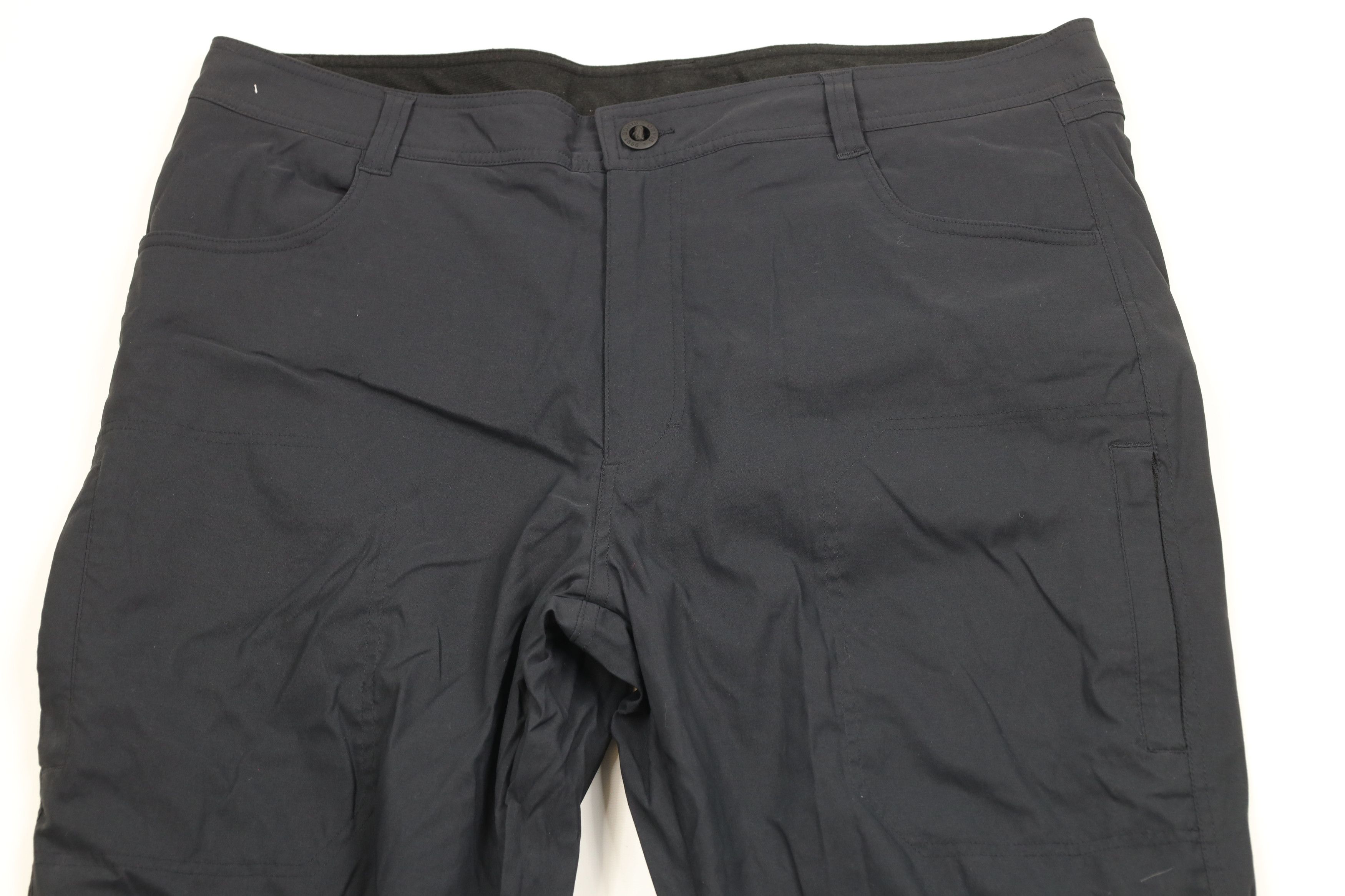 Orvis × Vintage Orvis Outdoor Hiking Tech Fleece Lined Pants Black Polyester Size US 40 / EU 56 - 2 Thumbnail