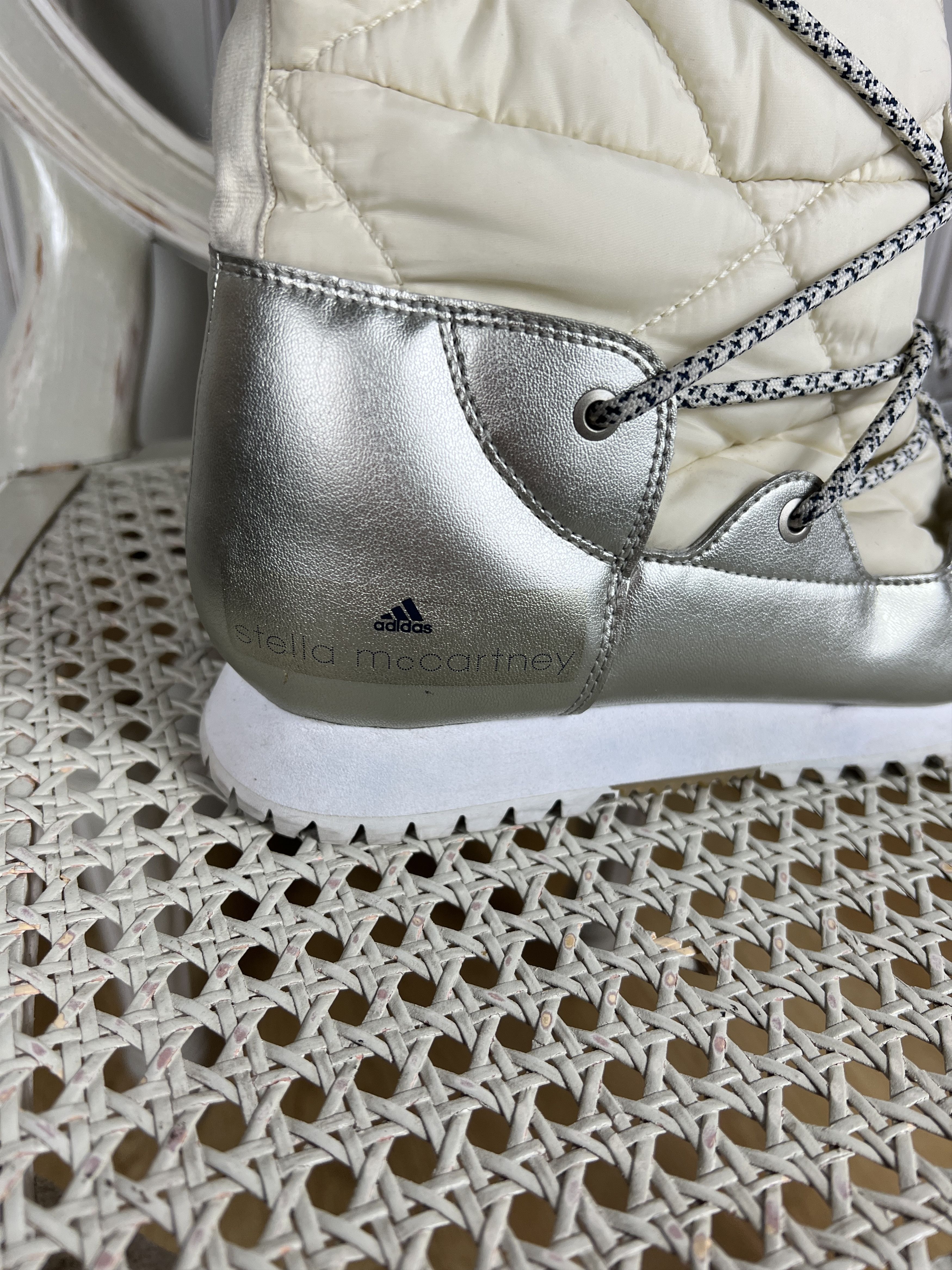 Adidas × Stella McCartney VINTAGE ADIDAS STELLA MCCARTNEY BONDAGE RACING MOTO BOOTS Size US 5 / IT 35 - 4 Thumbnail