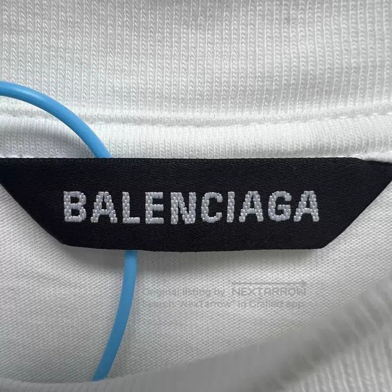 Balenciaga Balenciaga Double B Embroidered White Short Sleeve Size US M / EU 48-50 / 2 - 4 Thumbnail