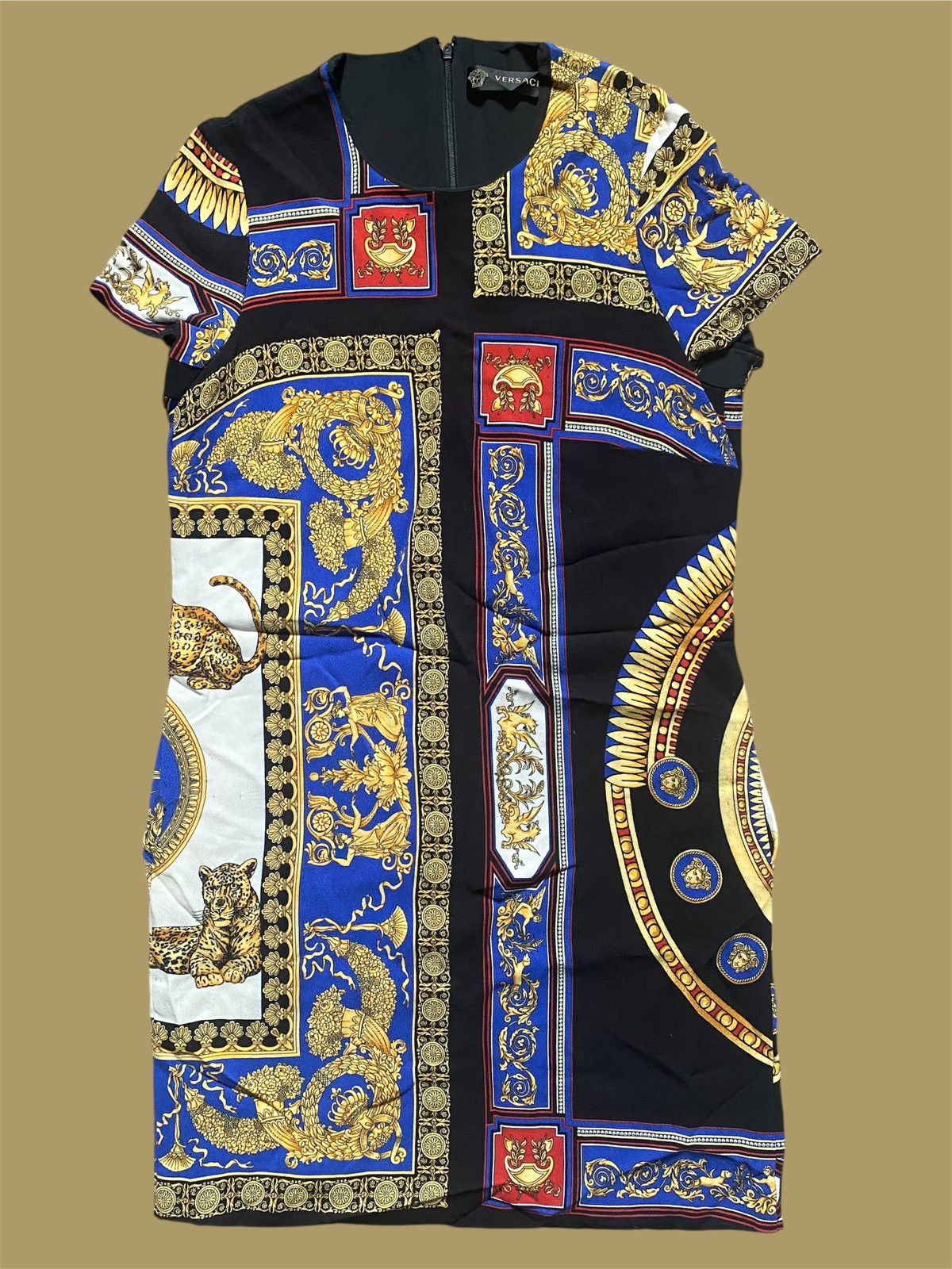 Versace Versace mini dress baroque print Size M / US 6-8 / IT 42-44 - 1 Thumbnail
