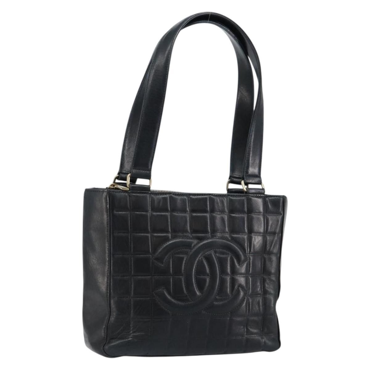 Chanel Chanel Chocolate Bar CC Tote Quilted Leather Size ONE SIZE - 1 Thumbnail