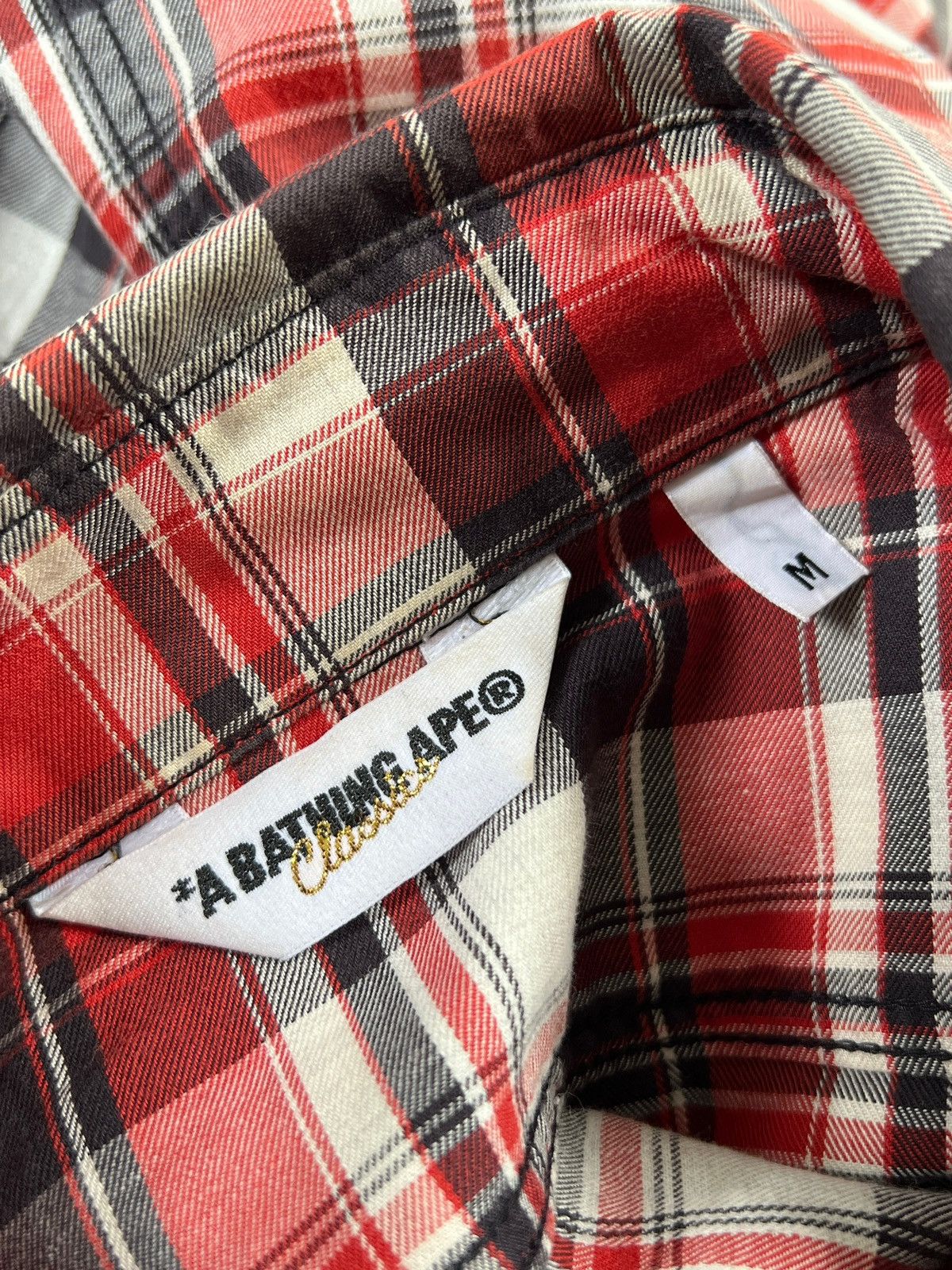 Bape × Nigo Bape Plaid Button Up Shirt Size US M / EU 48-50 / 2 - 10 Thumbnail