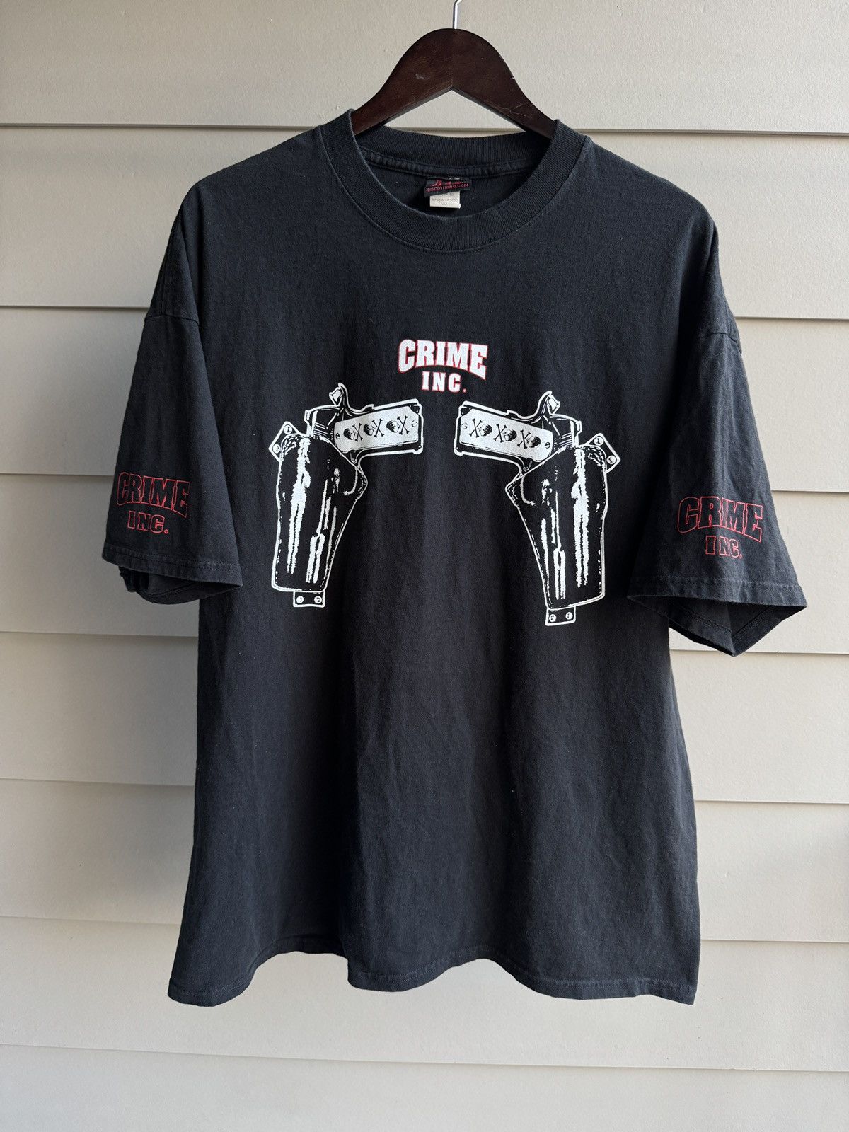 Drain Gang Crime Ink “Shoot Informants Not Drugs” made in Frisco USA Size US XXL / EU 58 / 5 - 7 Thumbnail