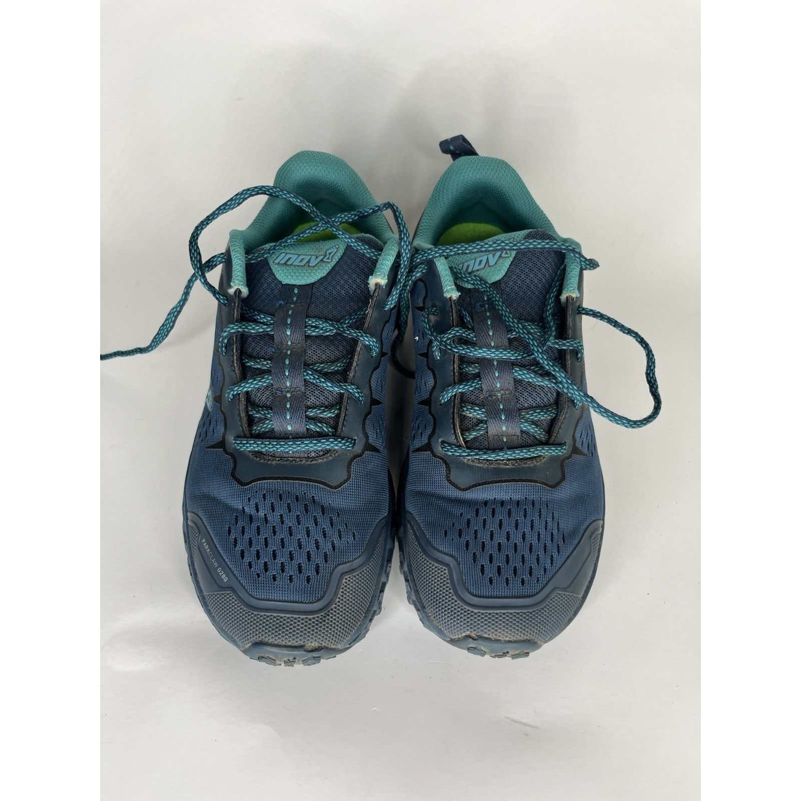 8 by YOOX inov 8 Blue Synthetic Athletic Gym Running Lace Up Shoes Wom Size US 9 / IT 39 - 4 Thumbnail