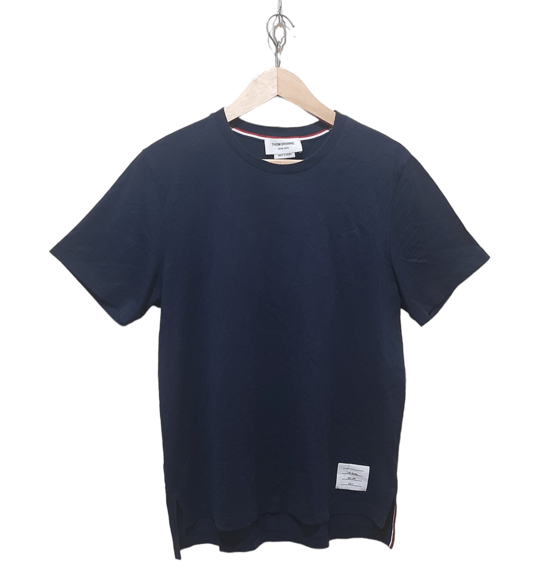 Thom Browne Men's Side Slit Relaxed short Slevee MJS067A00042415 Size US M / EU 48-50 / 2 - 1 Thumbnail