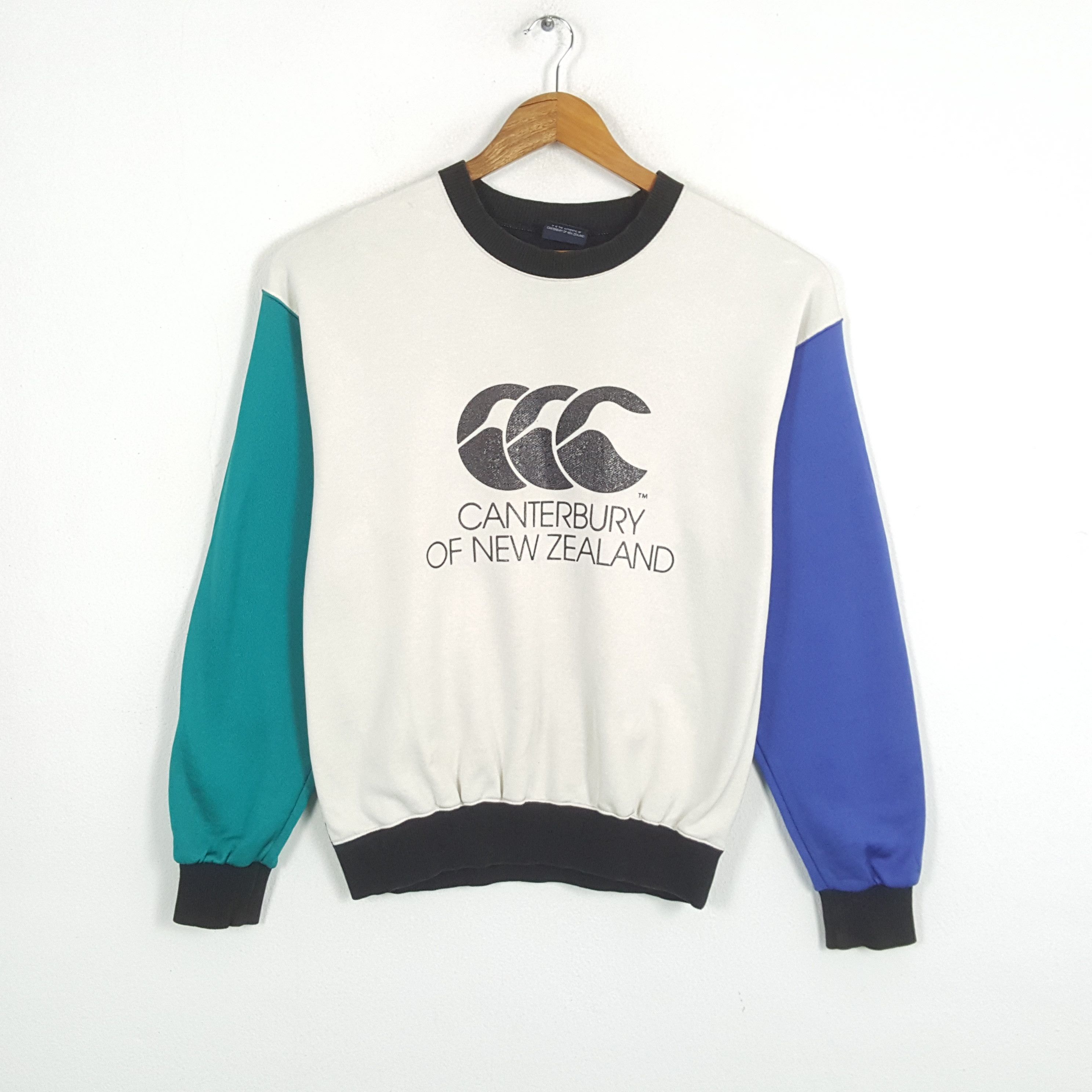 Canterbury of New Zealand × Vintage Vintage CANTERBURRY OF NEW ZEALAND Big Logo Sweatshirts Size US L / EU 52-54 / 3 - 1 Thumbnail