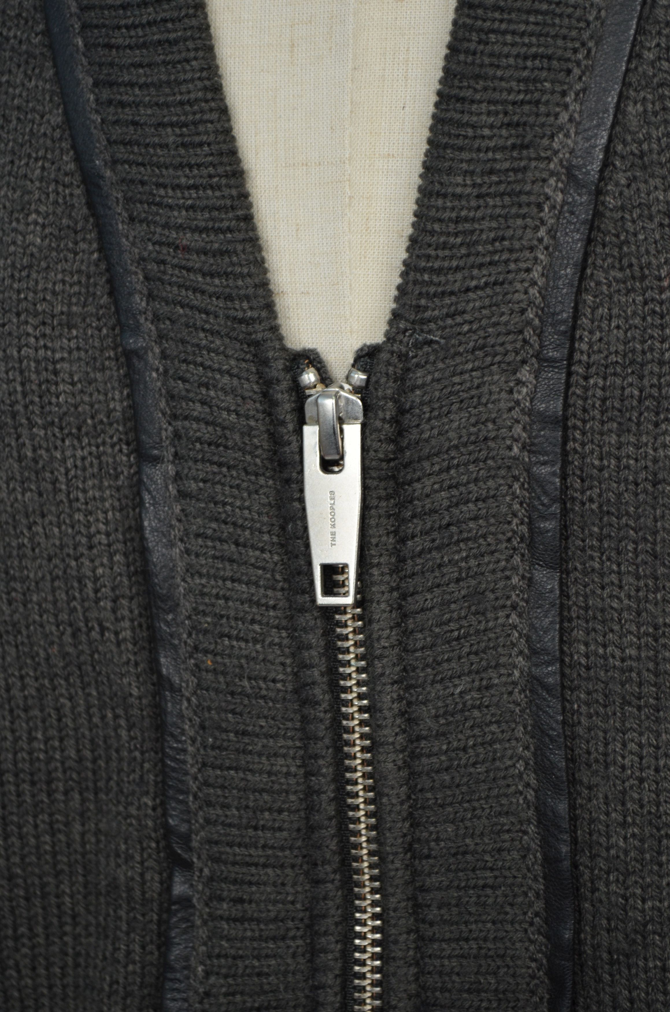 Designer × The Kooples The Kooples Full Zip Wool Blend Knit Jacket Cardigan Sweater Size US M / EU 48-50 / 2 - 4 Thumbnail