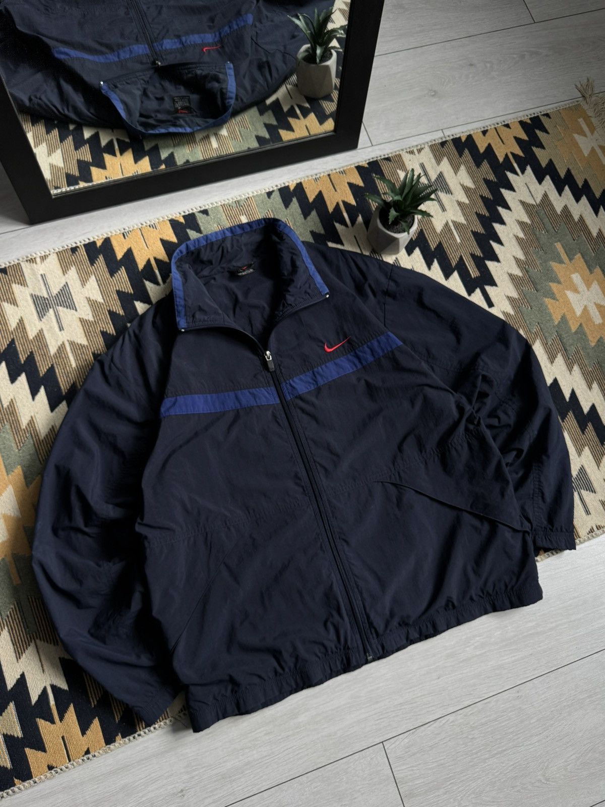 Nike Vintage Nike Nylon Y2K Track Jacket Size US M / EU 48-50 / 2 - 3 Thumbnail