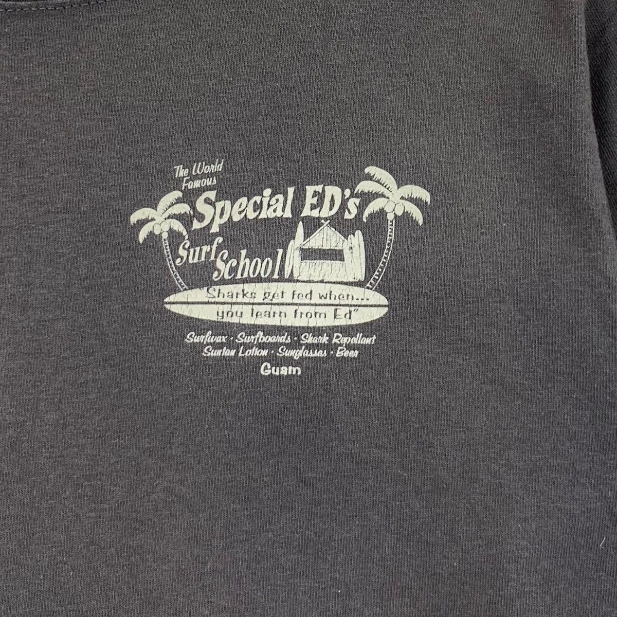 Anvil Vintage SPECIAL ED’S SURF SCHOOL Guam Hawaii Tee Shirt Size US S / EU 44-46 / 1 - 3 Thumbnail