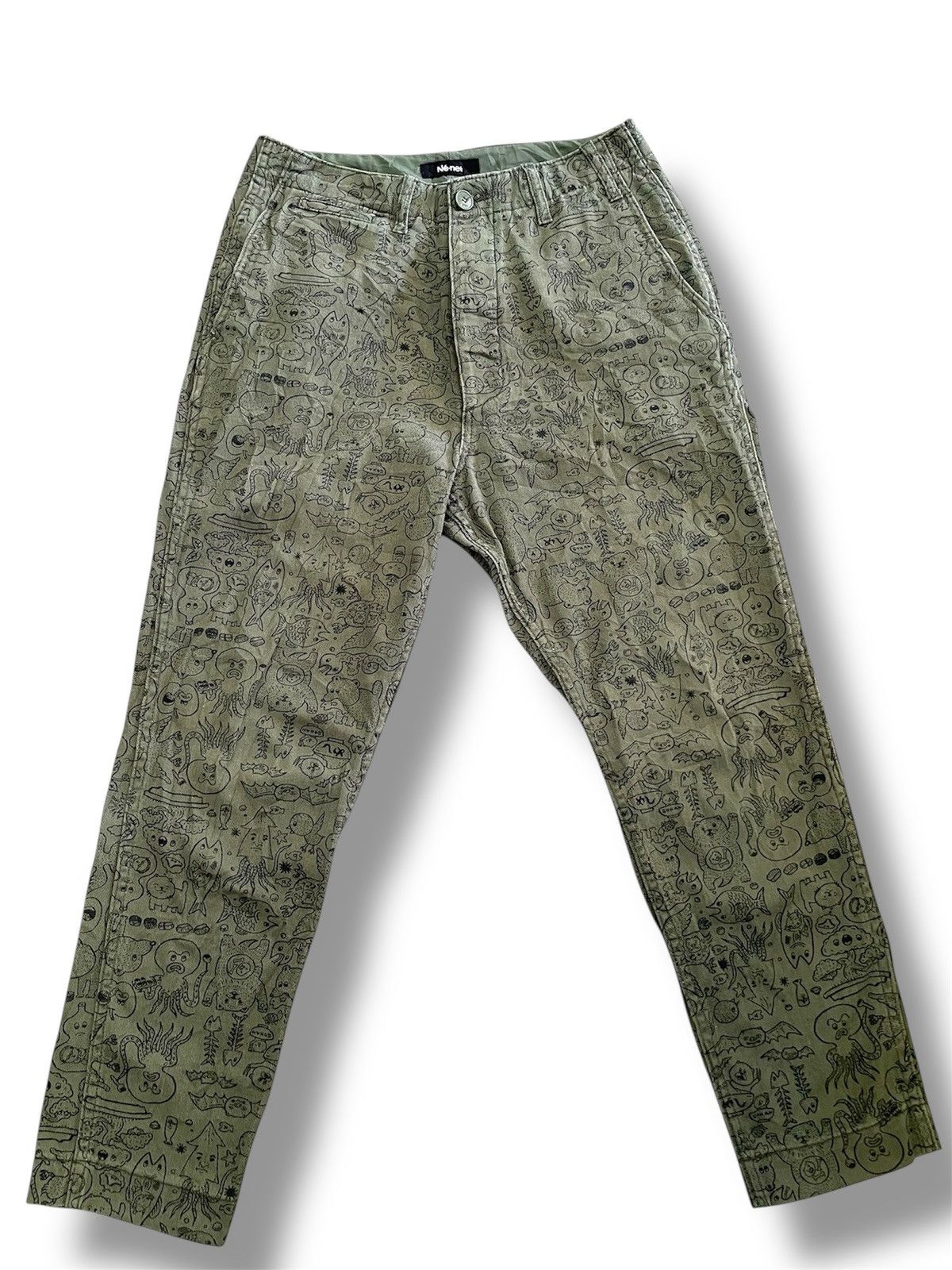 Issey Miyake Ne Net By Issey Miyake Animal Print Pants Size US 33 - 1 Thumbnail