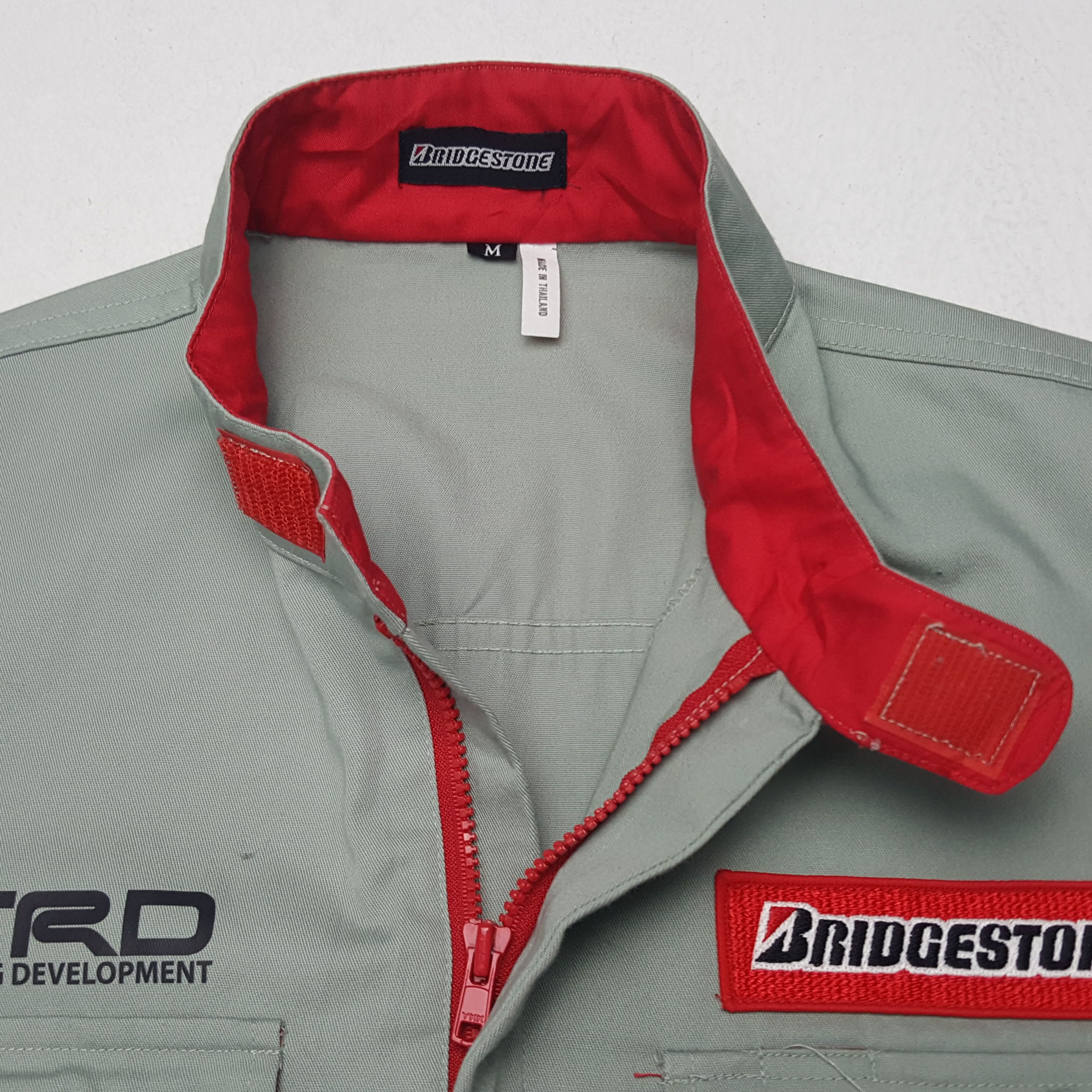 Japanese Brand × Vintage Vintage Bridgestone x Custom TRD Racing Coverall Jacket Size US S / EU 44-46 / 1 - 9 Thumbnail