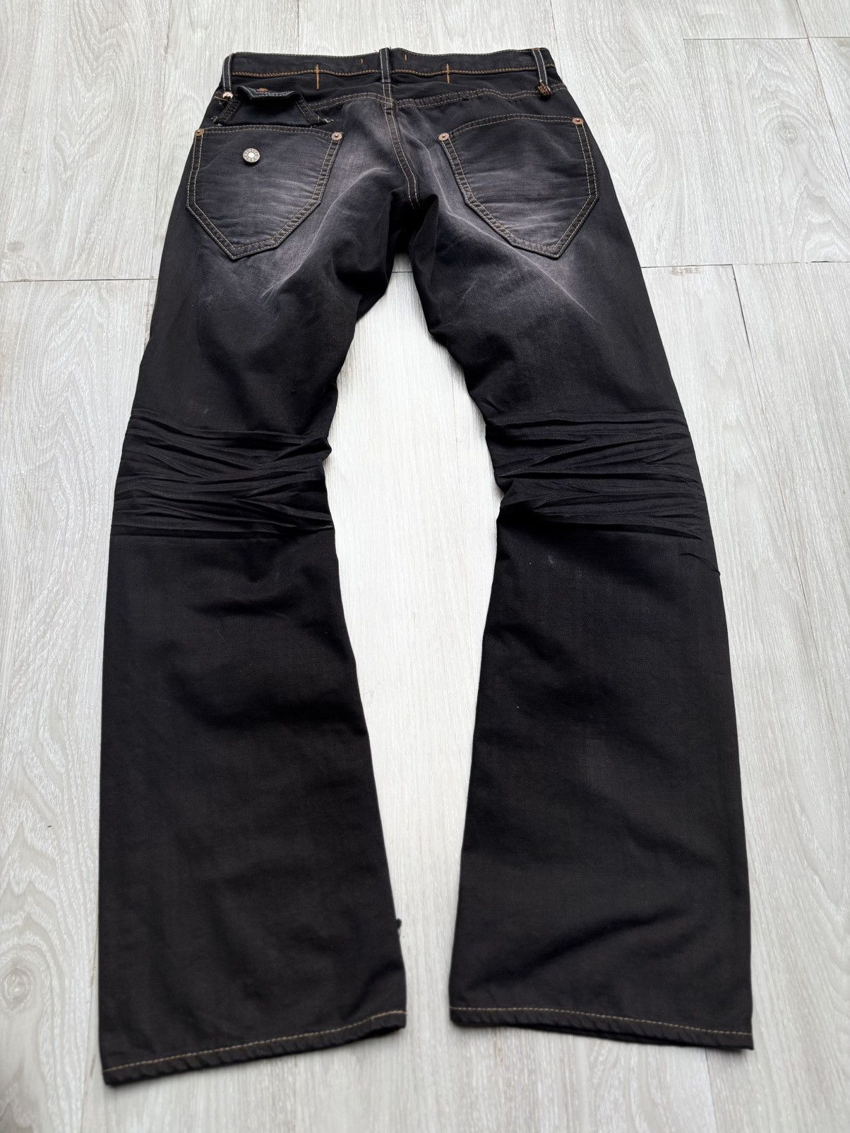 Japanese Brand BLUE WAY/ made in nippon flare jeans Size US 29 - 5 Thumbnail