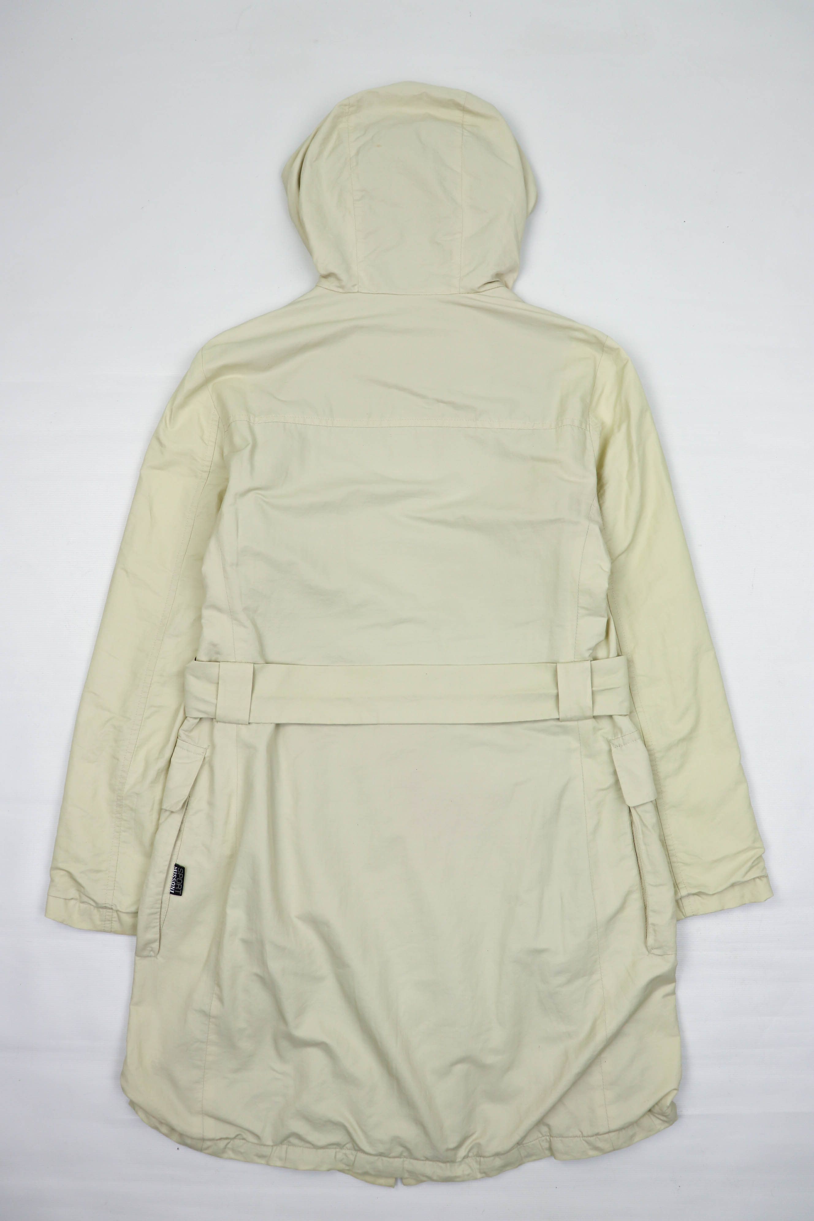 Missoni Missoni SPORT Vintage Cream White Hooded Belted Parka Jacket Size M / US 6-8 / IT 42-44 - 2 Thumbnail
