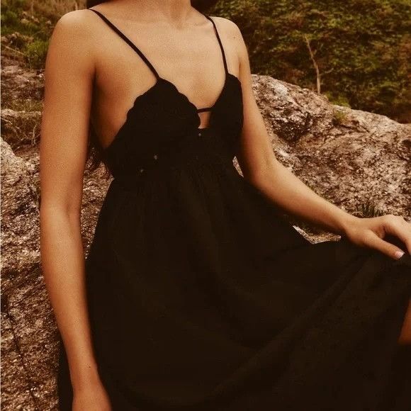 zara black eyelet dress V Neck Red Slit Mermaid Prom Dresses with Beading  luladress